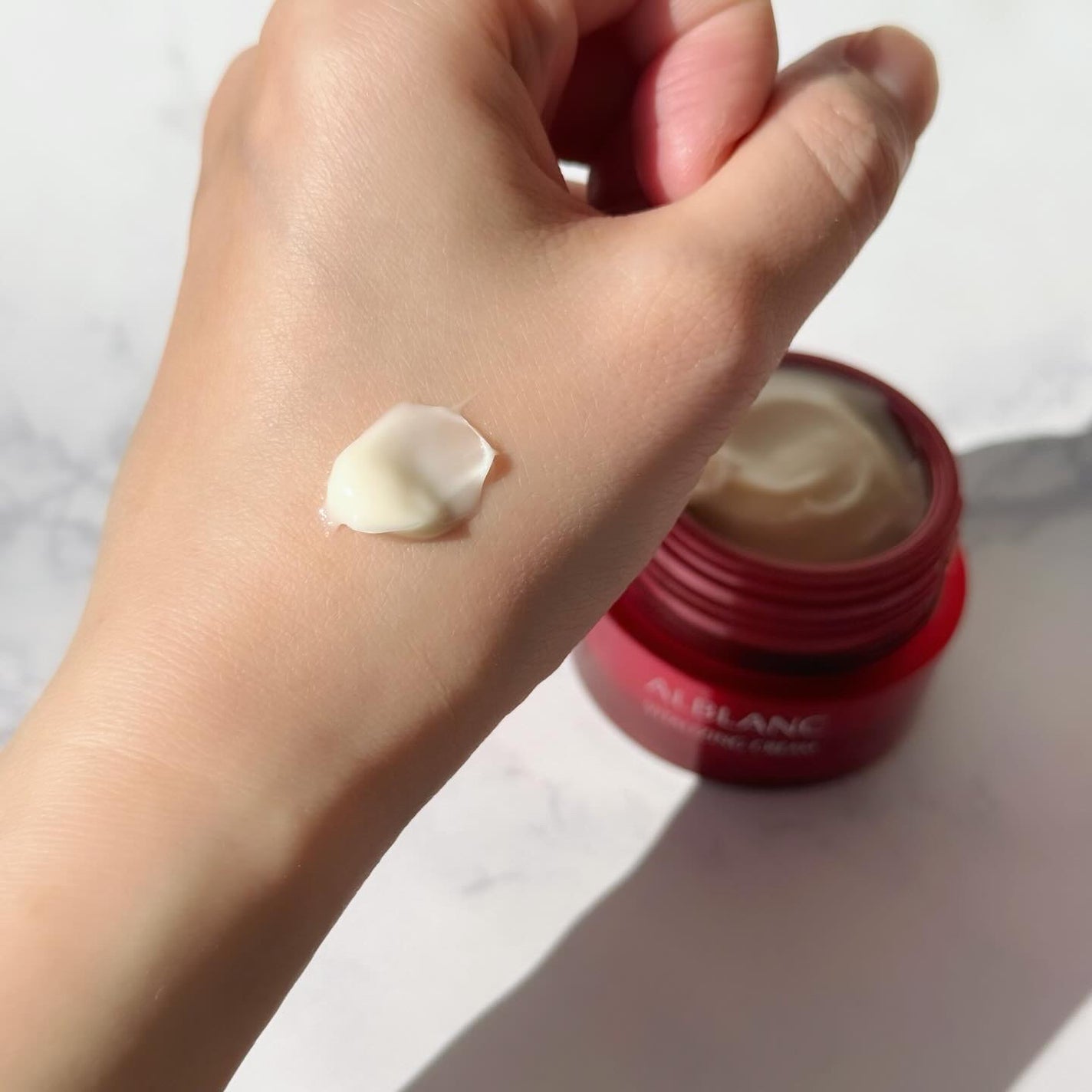 バイタライジングクリーム/ALBLANC/フェイスクリームを使ったクチコミ(3枚目)