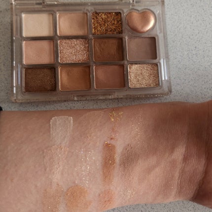 シャイニング12色ミニアイシャドウパレット/jill leen./アイシャドウパレットを使ったクチコミ(3枚目)