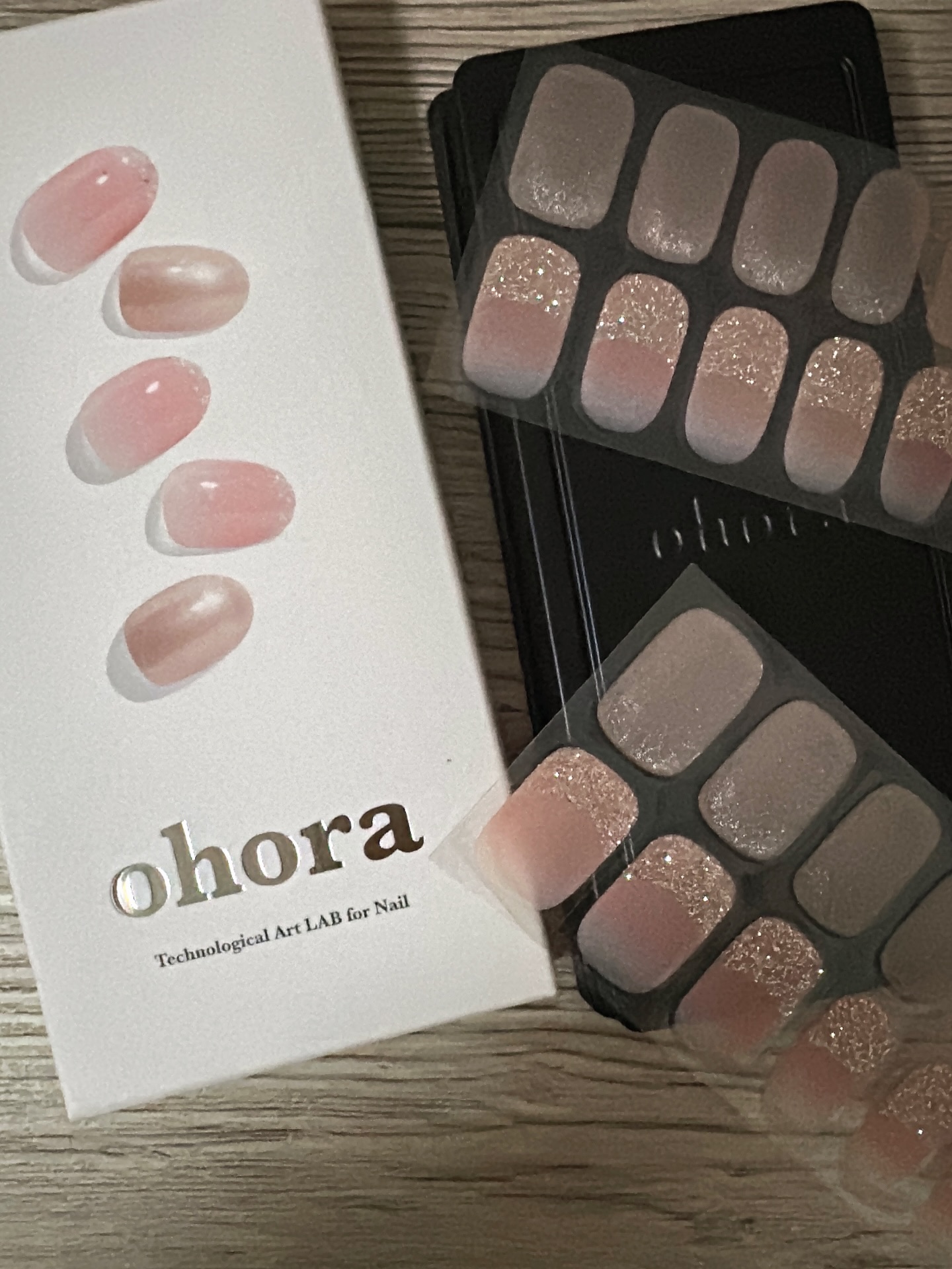 セミキュアジェルネイル（ハンド）/ohora/ネイルシールを使ったクチコミ（3枚目）