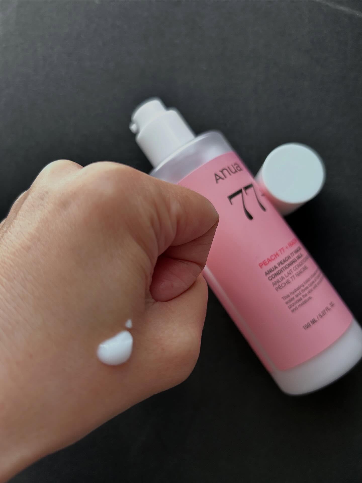 桃77%ナイアシンコンディショニングミルク/Anua/乳液を使ったクチコミ（2枚目）