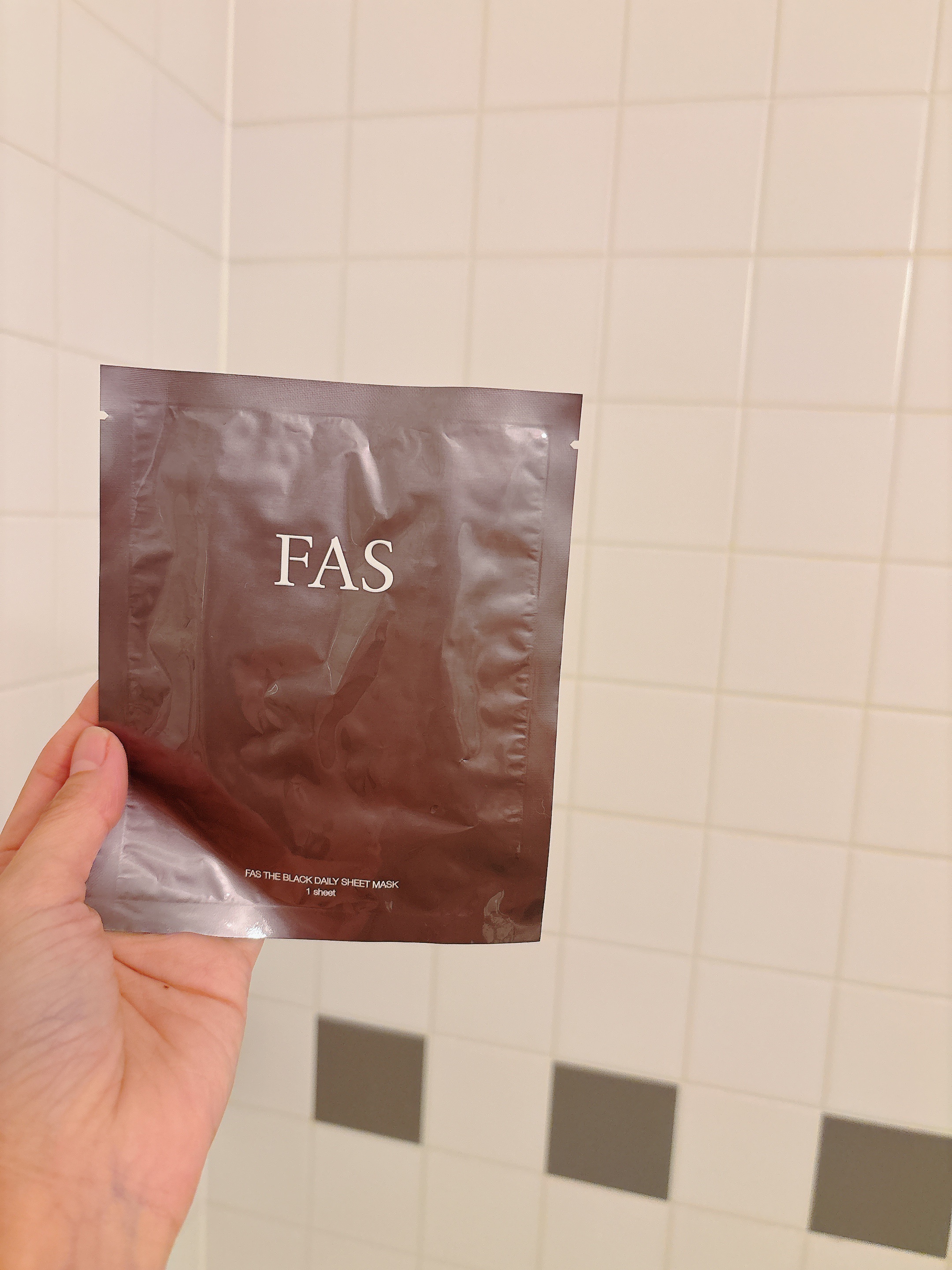 FAS ザ ブラック デイリー シートマスク 5枚入り/FAS/シートマスク・パックを使ったクチコミ（1枚目）