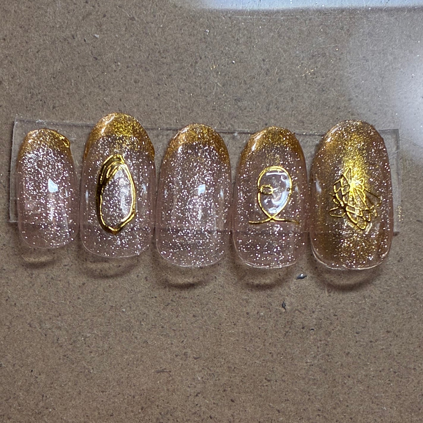 ジェルネイル(ライト対応)/セリア/ジェルネイルを使ったクチコミ(5枚目)