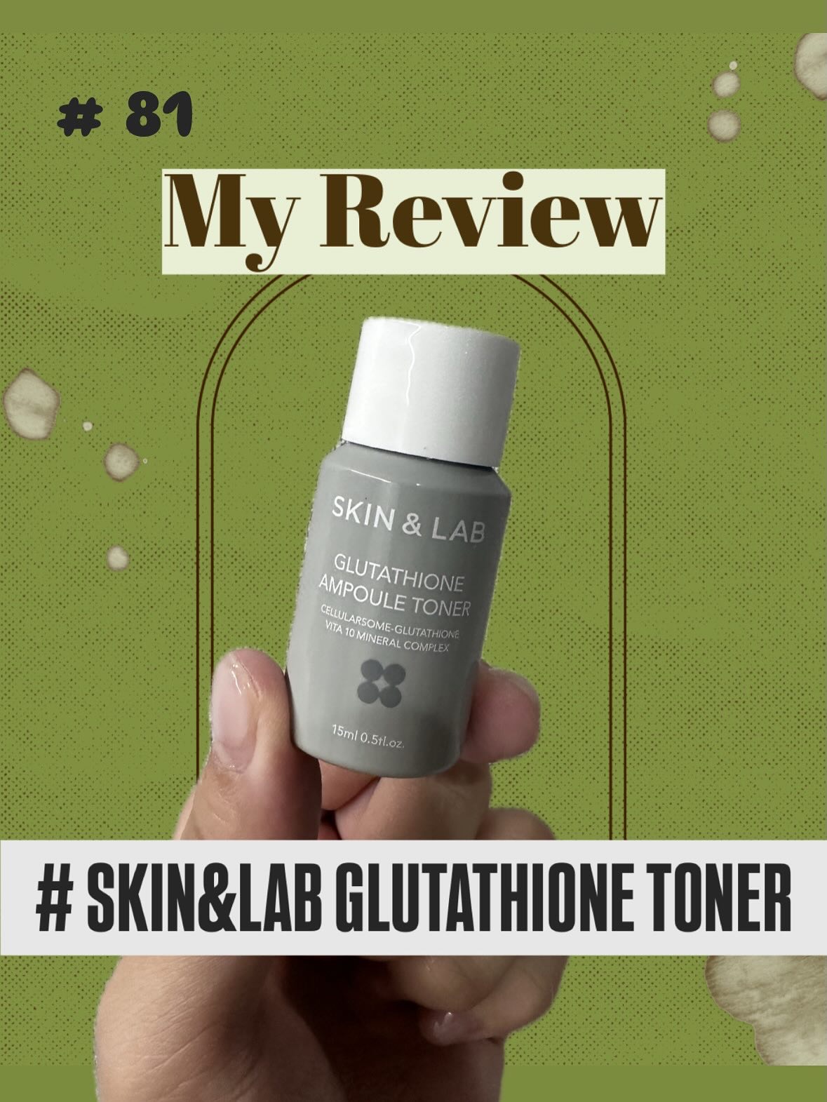 SKIN&LABさんのグルタチオンアンプルトナー！
美的の付録でゲットしたので、レビューです🐝

ずっと気になっていたというのもあり、
期待大、平井大🍼

☘️テクスチャーはややトロトロ感があり、
やや匂いもします、表現は少し難しいです