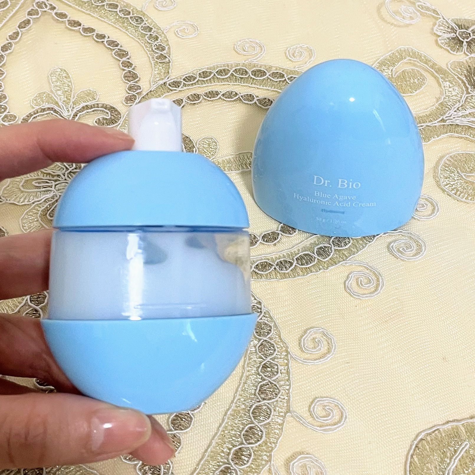 ブルーアガベヒアルロン酸クリーム/Dr.Bio/フェイスクリームを使ったクチコミ（3枚目）