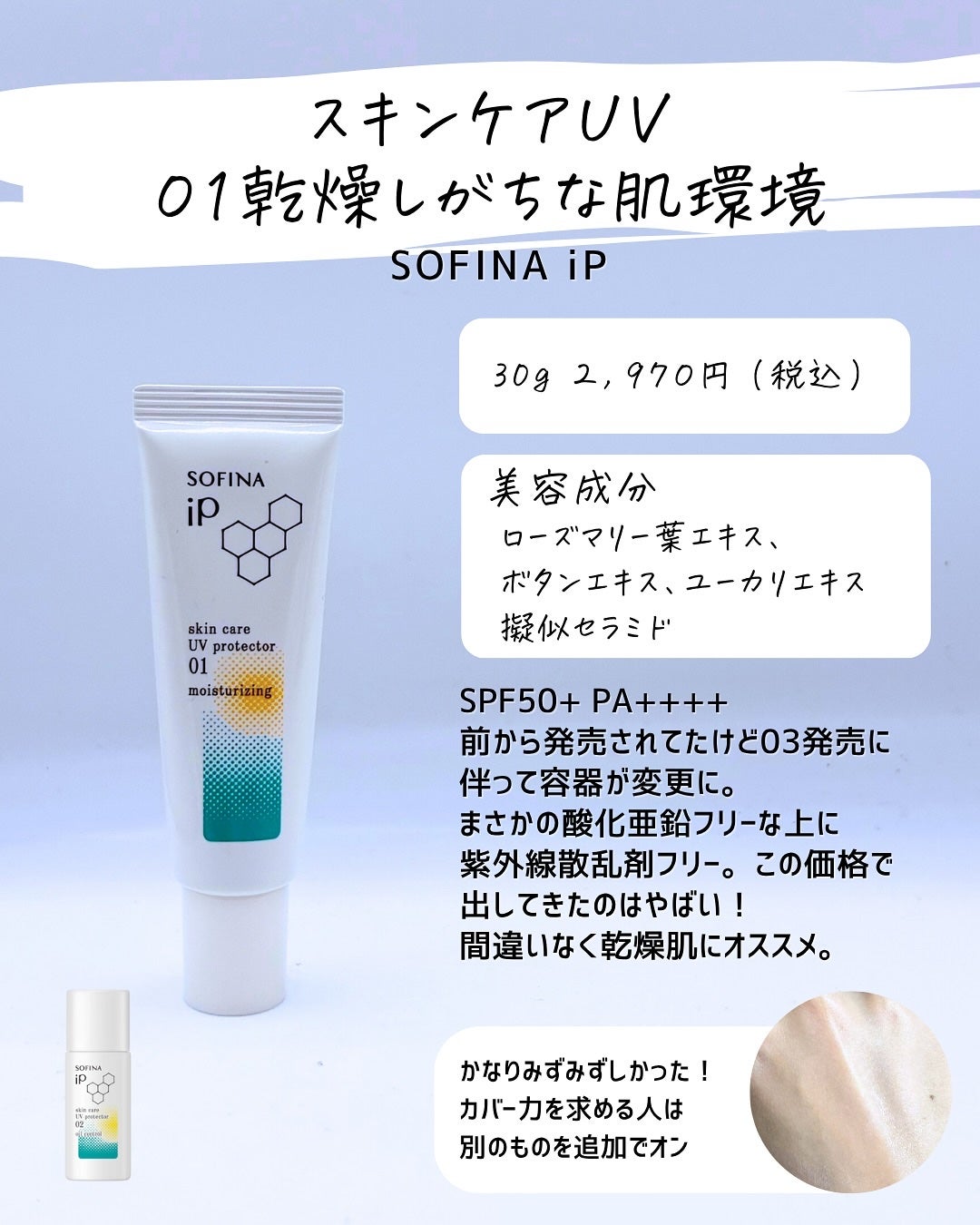 とまと村長@化粧品研究者 on LIPS 「この時期顔がつっぱるので、なるべく潤いが持続する下地を集めてみ..」(2枚目)