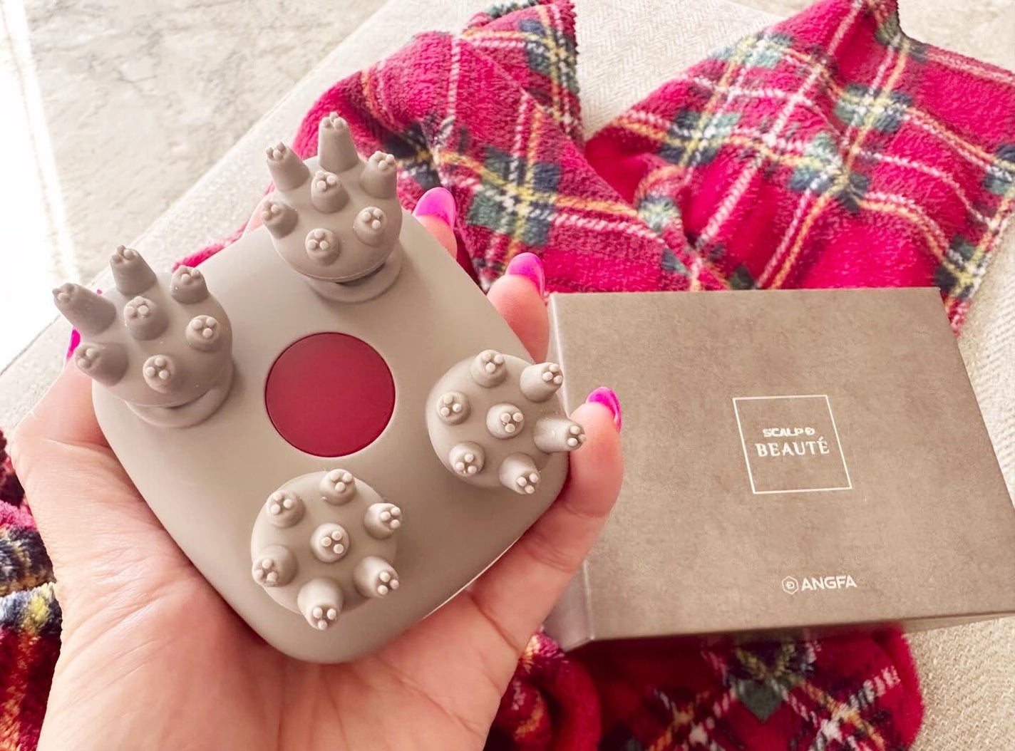 スカルプD ボーテ ビューティーヘッドスパ/アンファー(スカルプD)/スカルプブラシを使ったクチコミ(4枚目)