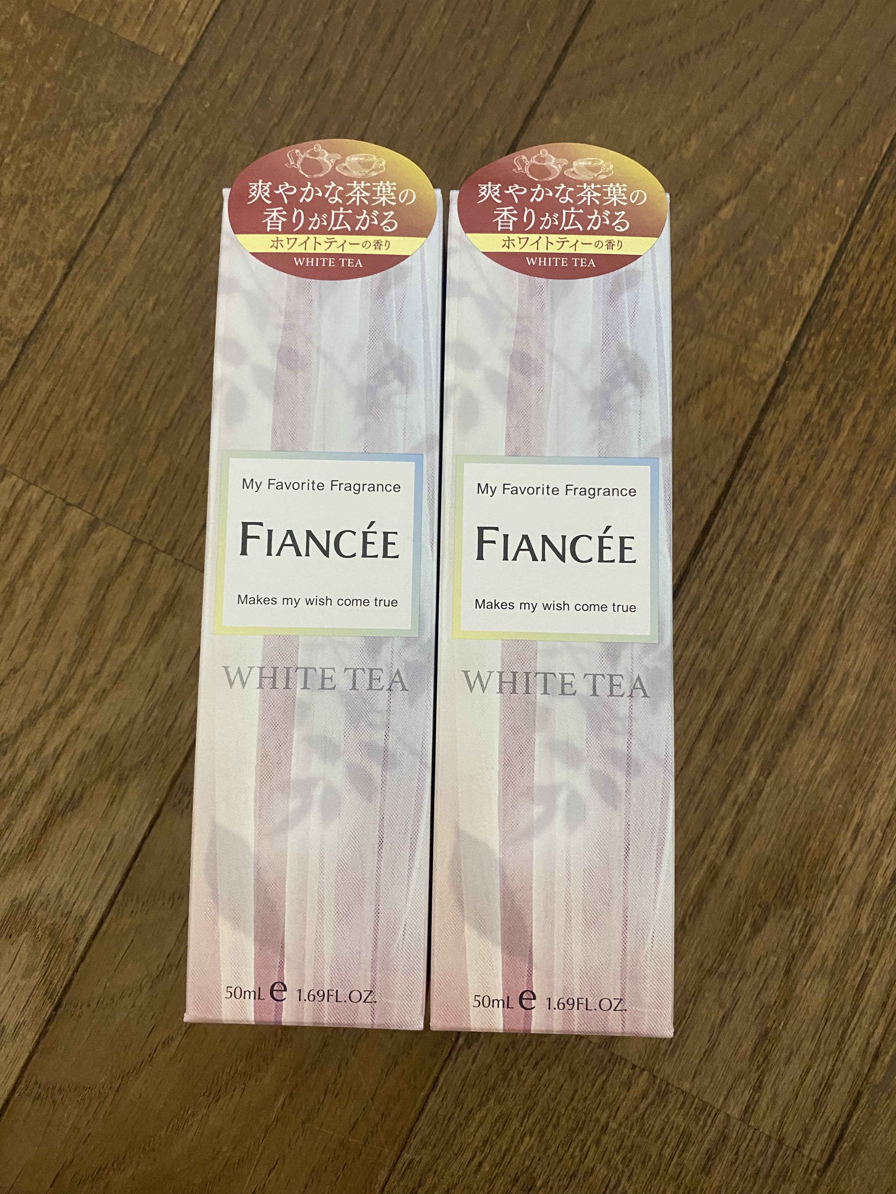 ボディミスト ホワイトティーの香り/フィアンセ/香水を使ったクチコミ（1枚目）
