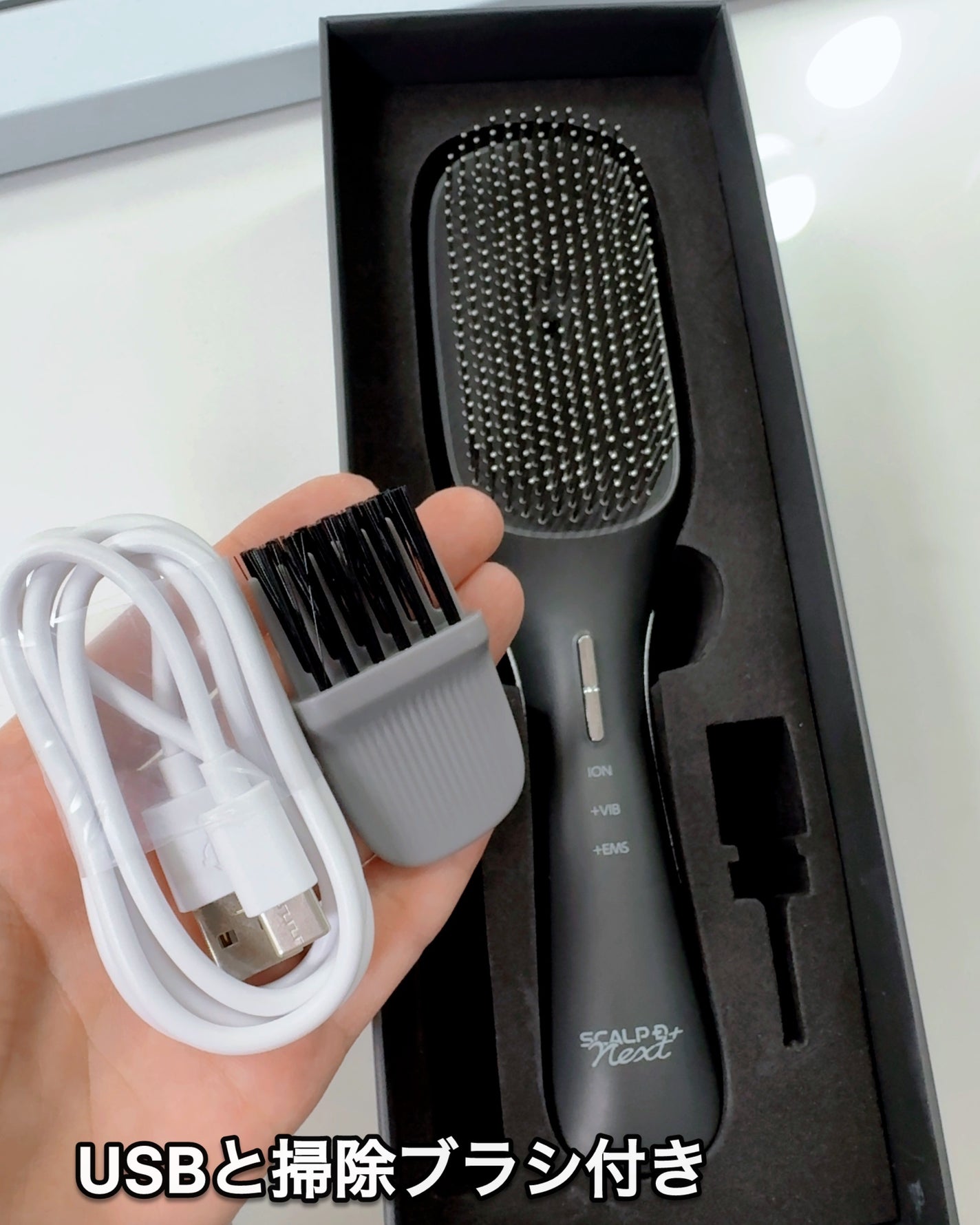 スカルプD ネクストプラス スタイルエレブラシ/アンファー(スカルプD)/ヘッドマッサージャーを使ったクチコミ(5枚目)