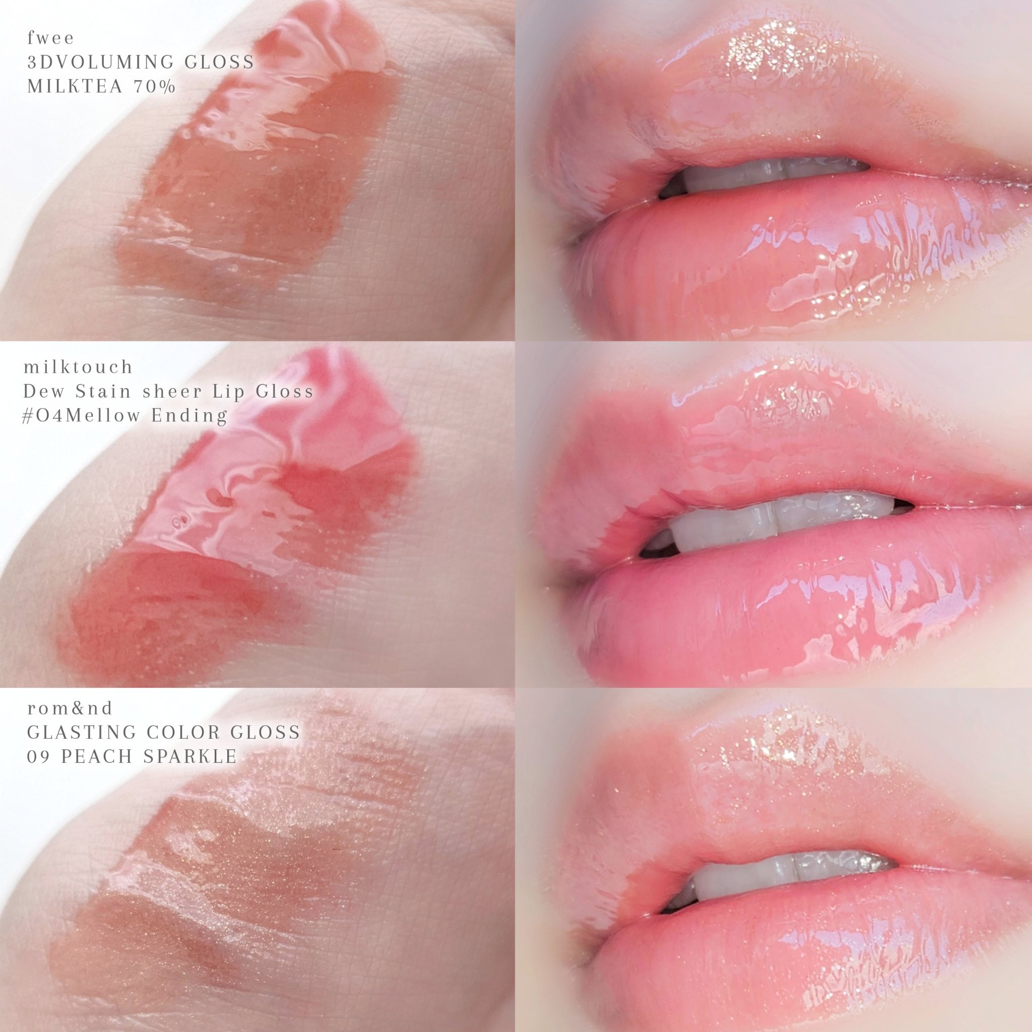 デューステインシアーリップグロス/Milk Touch/リップグロスを使ったクチコミ（3枚目）