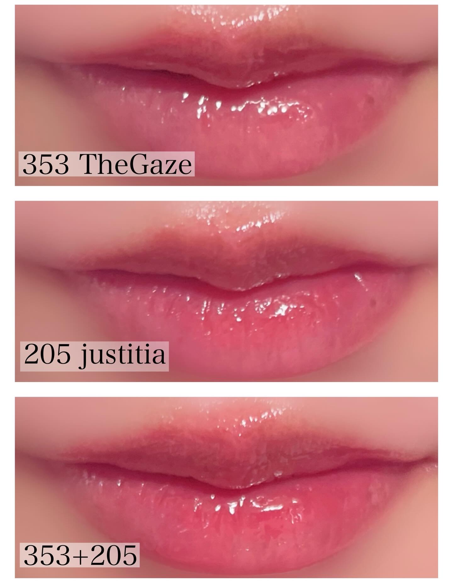 ミラーレスリップオイルグロス/Dinto/リップグロスを使ったクチコミ（3枚目）