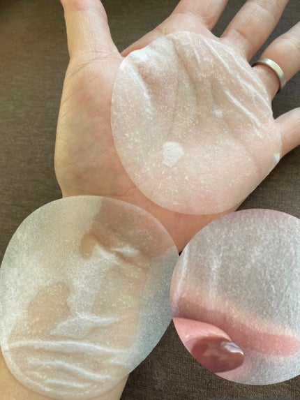 ピーリングキット カミングオーツーヒアルロニックパッド/CURESONA/スキンケアキットを使ったクチコミ(4枚目)