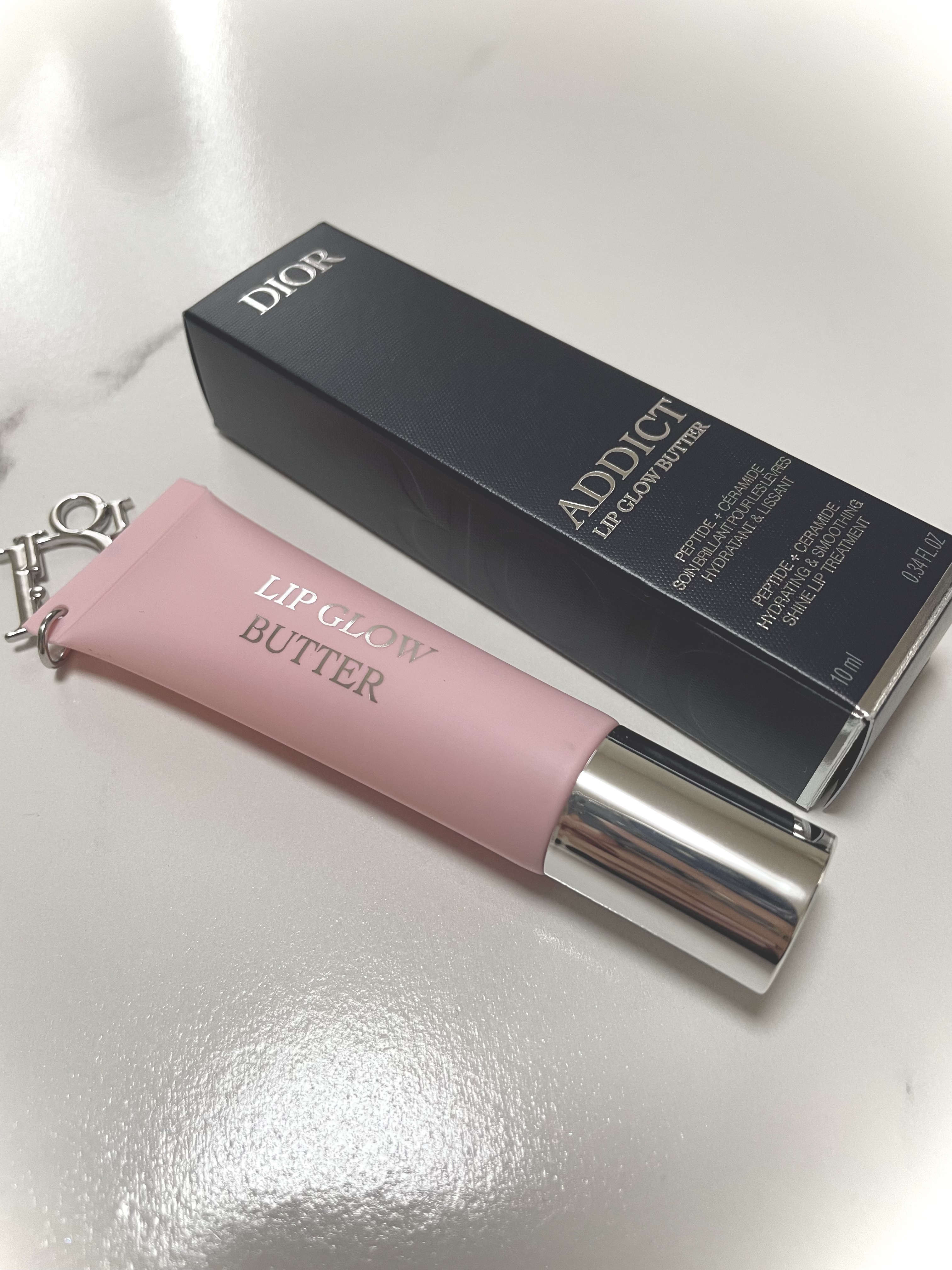 ディオール アディクト リップ グロウ バター 101 グレイズド ピンク/Dior/口紅・グロス・リップライナー・リップケアを使ったクチコミ（1枚目）