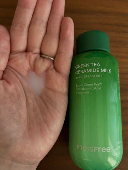 グリーンティー セラミド ミルク エッセンストナー/innisfree/化粧水を使ったクチコミ(2枚目)
