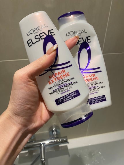 エルセーヴ リペア エクストリーム シャンプー/コンディショナー/ロレアル パリ/市販シャンプーを使ったクチコミ(1枚目)