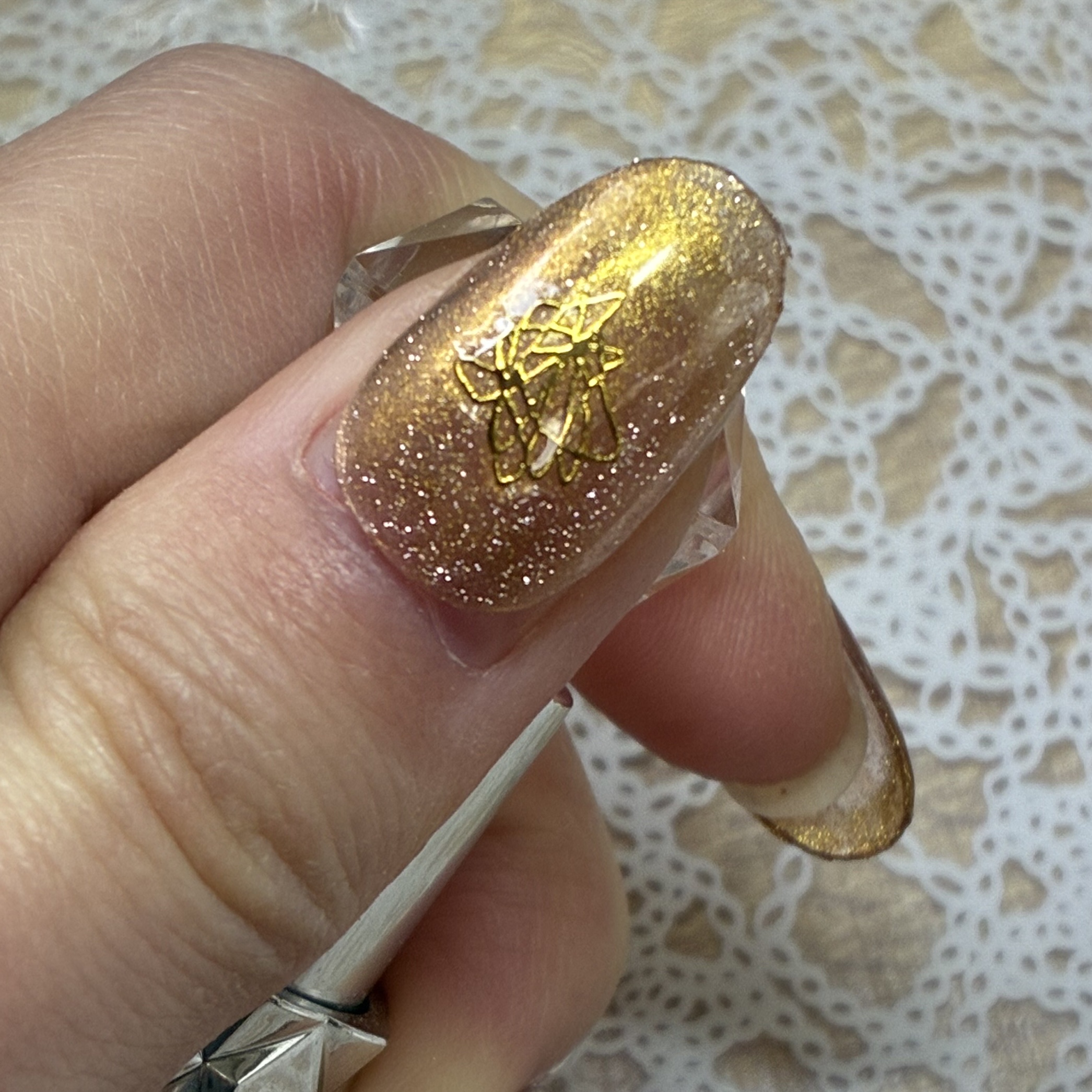 ジェルネイル（ライト対応）/セリア/ジェルネイルを使ったクチコミ（3枚目）