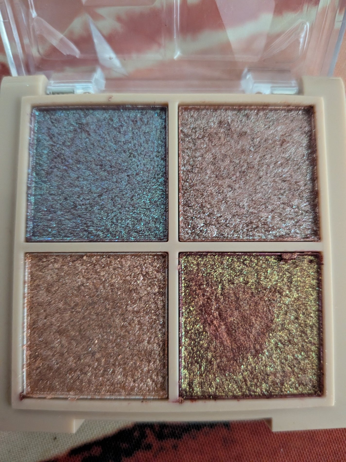 スターダイヤ4色アイシャドウパレット/HOJO/アイシャドウパレットを使ったクチコミ(3枚目)