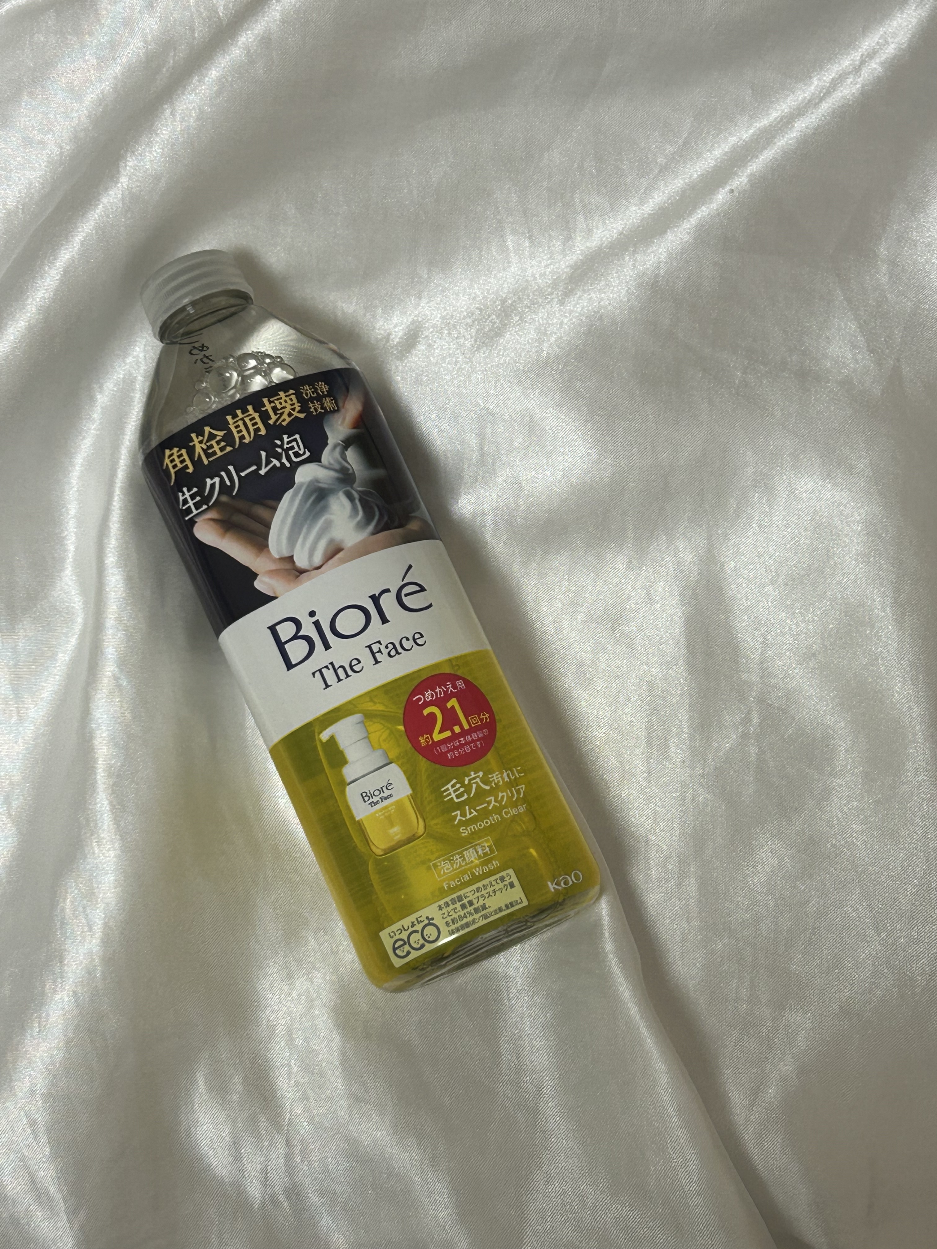 ビオレ ザフェイス 泡洗顔料 スムースクリア つめかえ用(340ml)/ビオレ/泡洗顔を使ったクチコミ（1枚目）