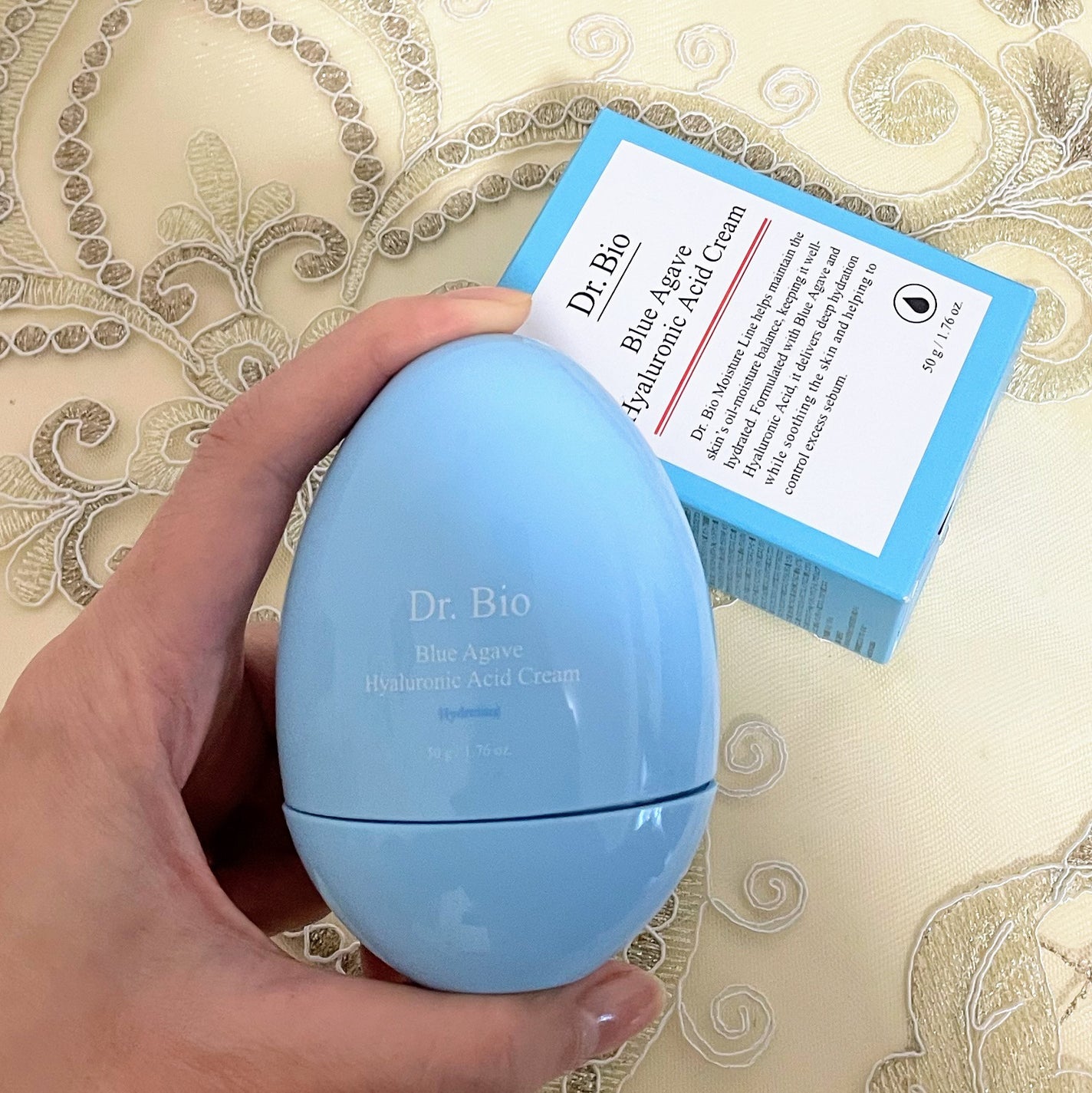 ブルーアガベヒアルロン酸クリーム/Dr.Bio/フェイスクリームを使ったクチコミ(2枚目)