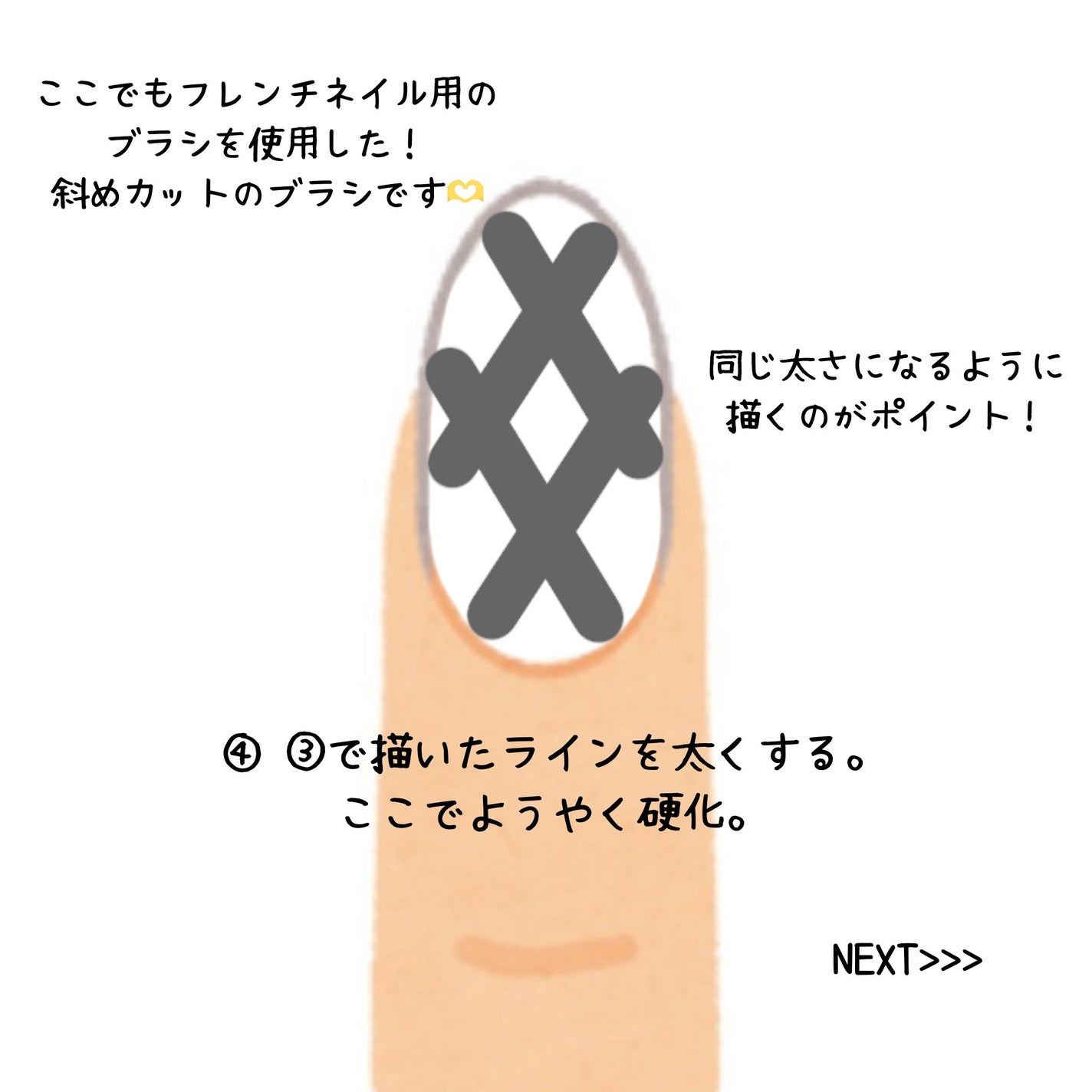 ジェルネイル(ライト対応)/セリア/ジェルネイルを使ったクチコミ(5枚目)