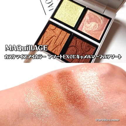 ドラマティックアイカラー (パウダー)/(クリーム)/マキアージュ/アイシャドウパレットを使ったクチコミ(5枚目)