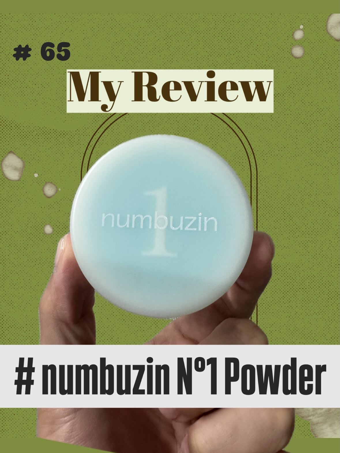 1番 パントテン酸スキンケア100フィルターパウダー/numbuzin/ルースパウダーを使ったクチコミ（1枚目）