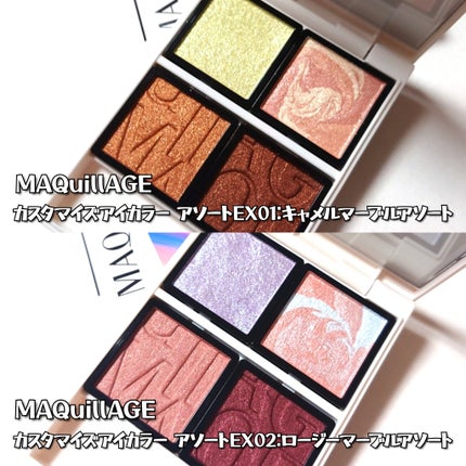 Bloom Collection カスタマイズアイカラー アソート(限定カラー)/マキアージュ/アイシャドウを使ったクチコミ(2枚目)