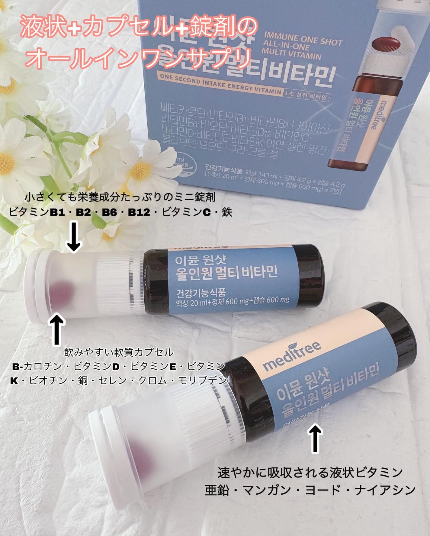 イミュン ワンショット オールインワン マルチビタミン/meditree/美容サプリメントを使ったクチコミ(2枚目)
