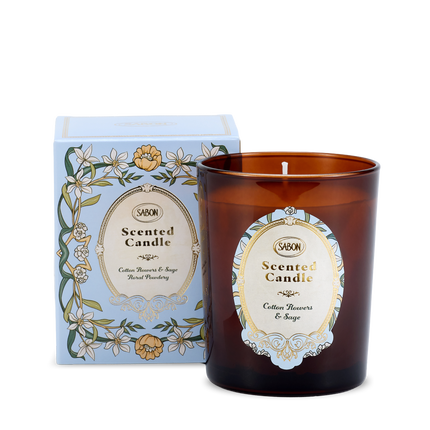 2025/12/11発売 SABON キャンドル コットンフラワー&セージ
