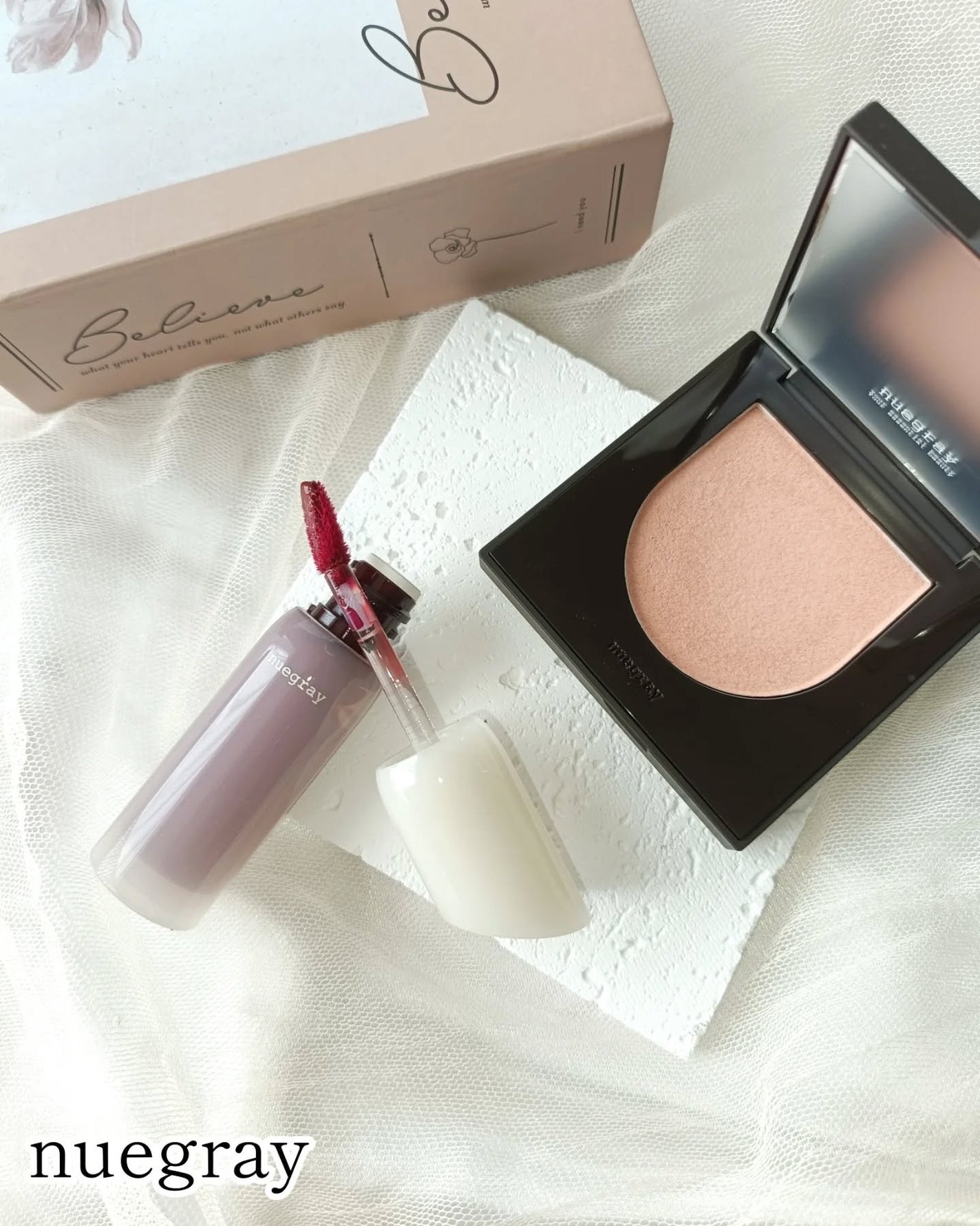 スウェイチークブラッシャー/nuegray/ジェル・クリームチークを使ったクチコミ(1枚目)