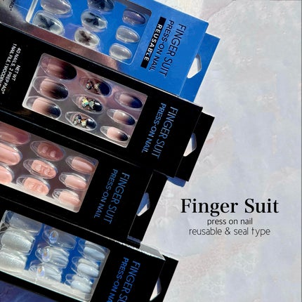 ネイルチップ(シールタイプ)/FINGER SUIT/ネイルチップ・パーツを使ったクチコミ(2枚目)