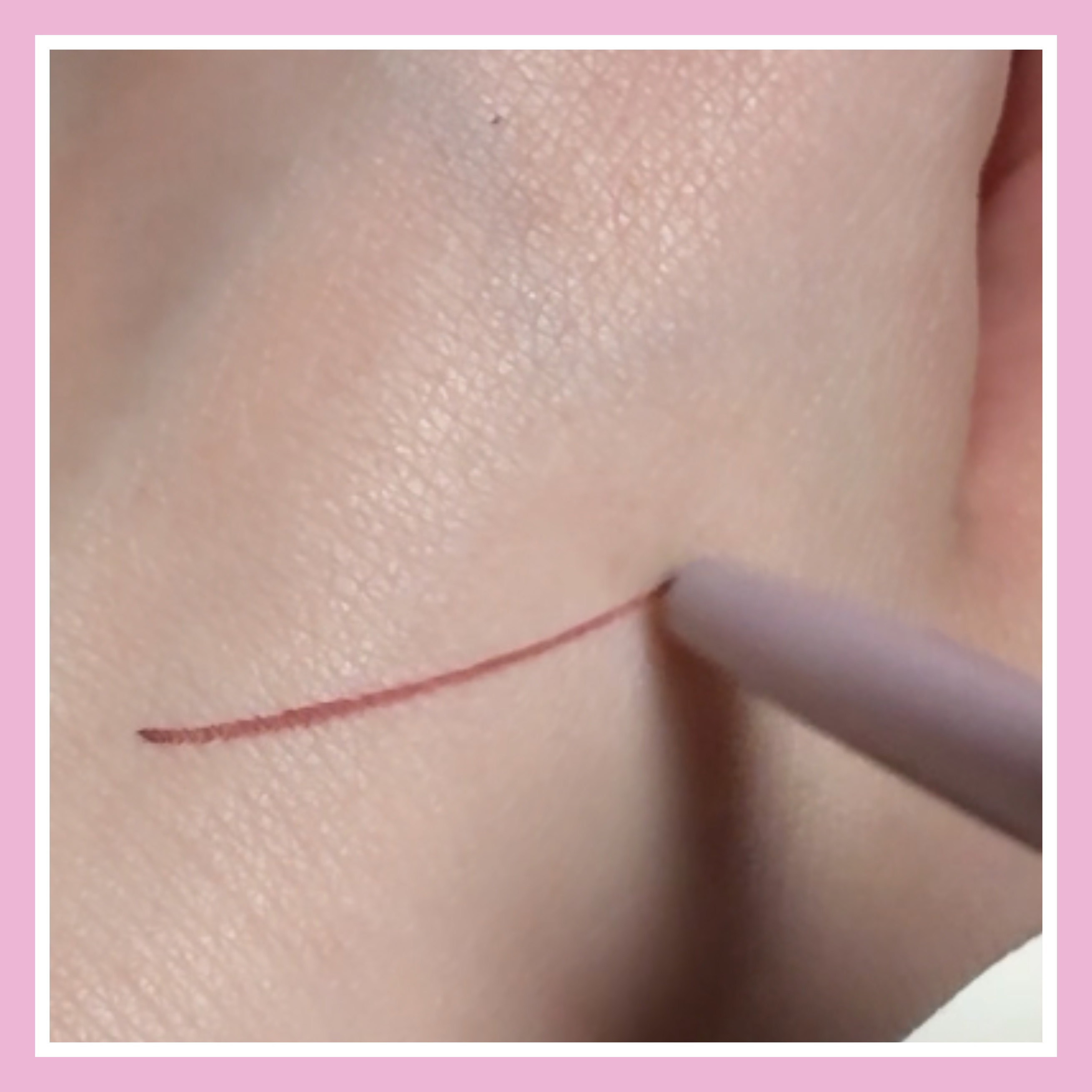 &.Wチャーム　アイライナー/DAISO/ペンシルアイライナーを使ったクチコミ（2枚目）