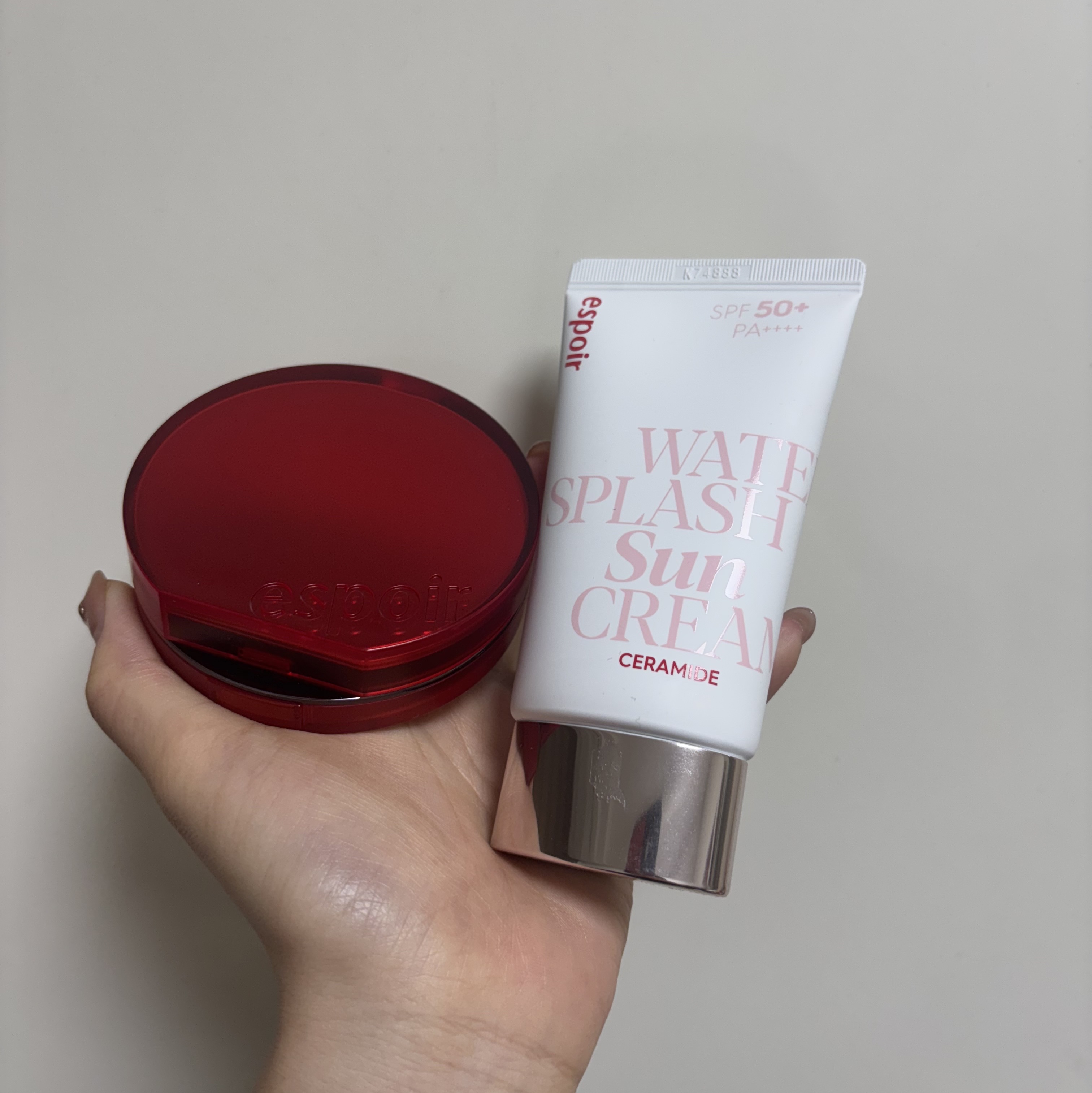 ウォータースプラッシュサンクリーム セラミド/espoir/日焼け止めクリームを使ったクチコミ（1枚目）