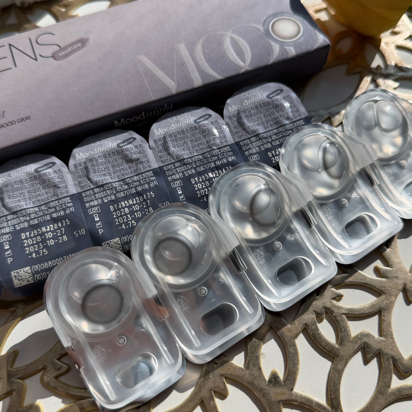 Moodnight 1Month/OLENS/カラーコンタクトレンズを使ったクチコミ(4枚目)