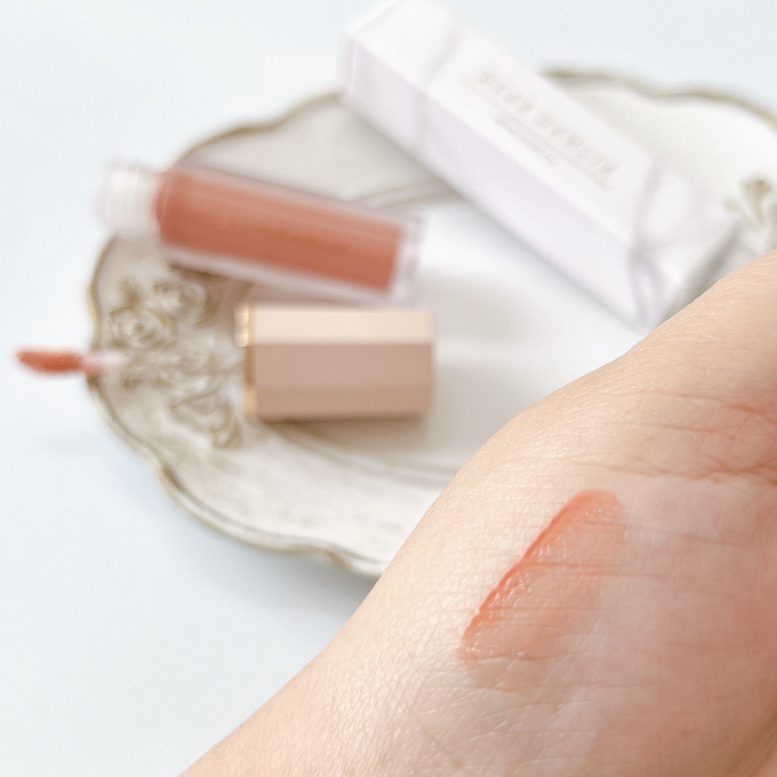 ペタルドロップリキッドブラッシャー/DEAR DAHLIA/リキッドチークを使ったクチコミ（3枚目）