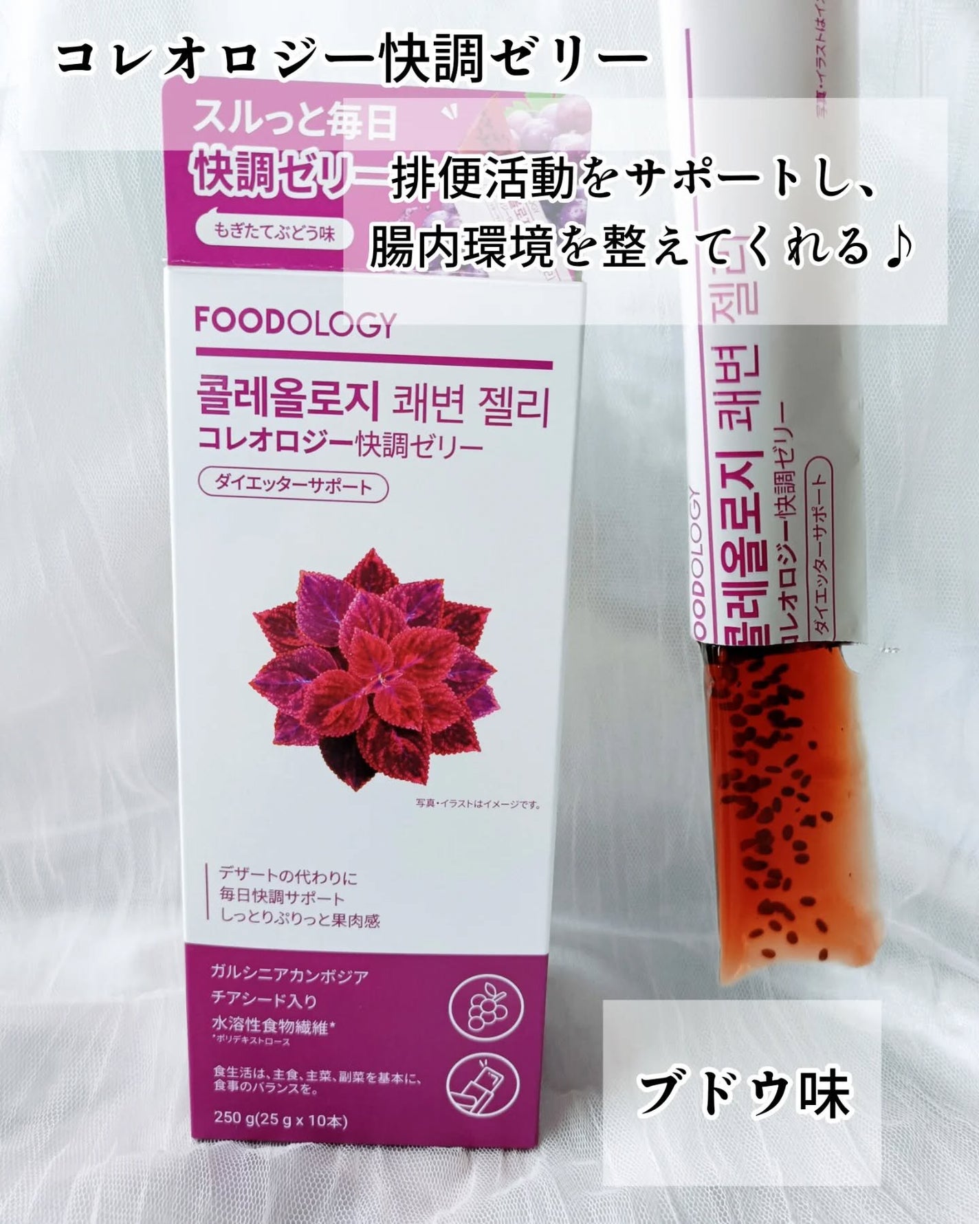 コレオロジーカットゼリー/FOODOLOGY/食品を使ったクチコミ(3枚目)