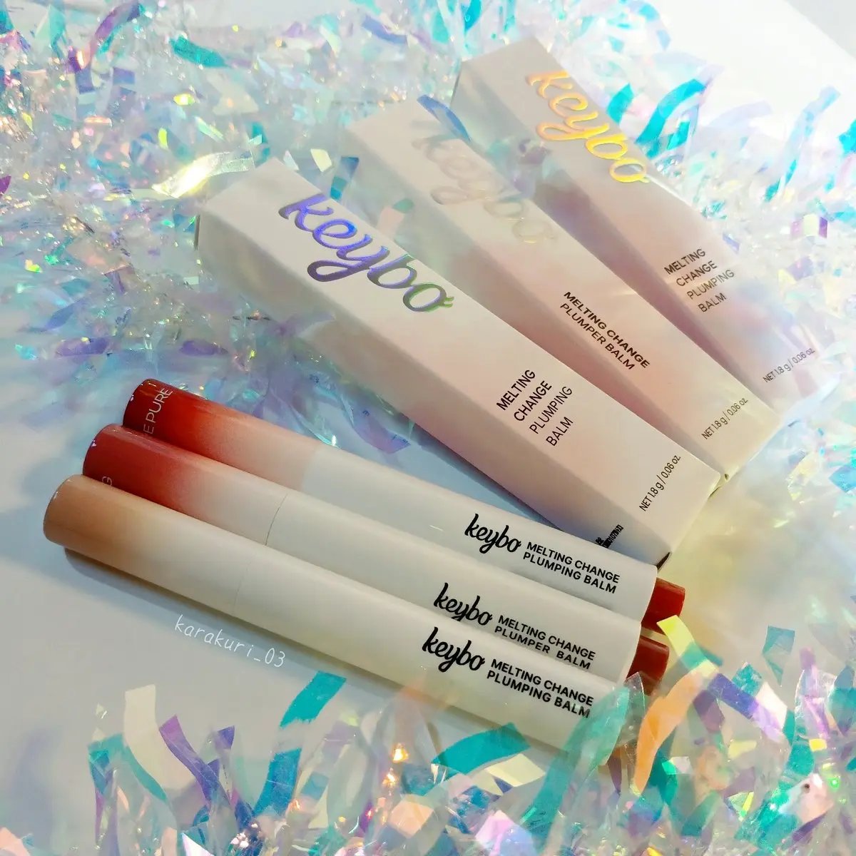 MELTING CHANGE PLUMPING BALM/keybo/口紅を使ったクチコミ（1枚目）