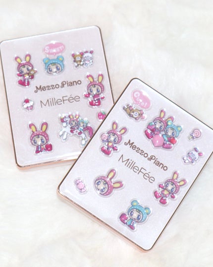 ぷくぷく涙袋パレット N03 スイートラベンダー(メゾピアノ限定デザイン)/MilleFée/アイシャドウパレットの画像