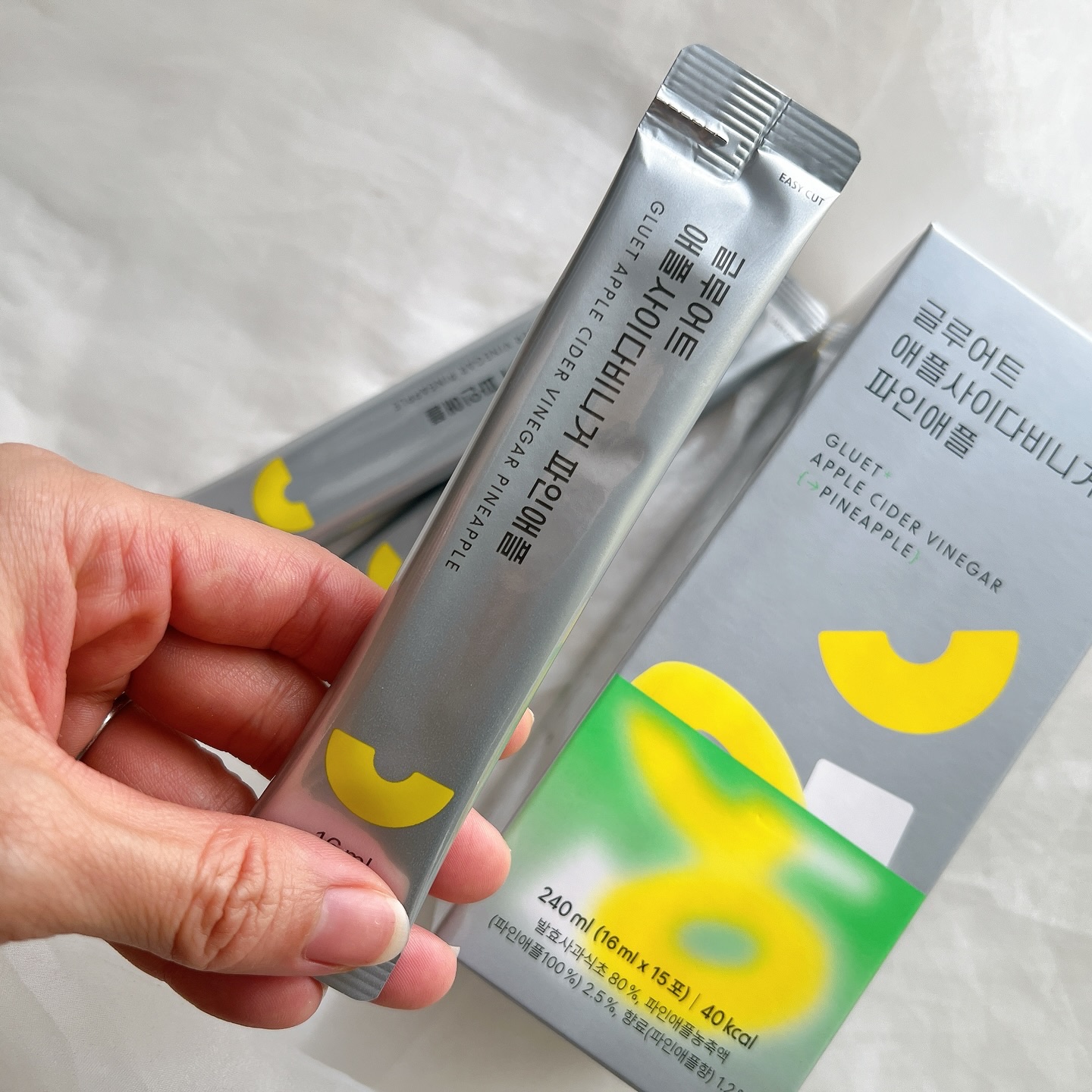 gluet APPLE CIDER VINEGAR/gluet/りんご酢を使ったクチコミ（2枚目）