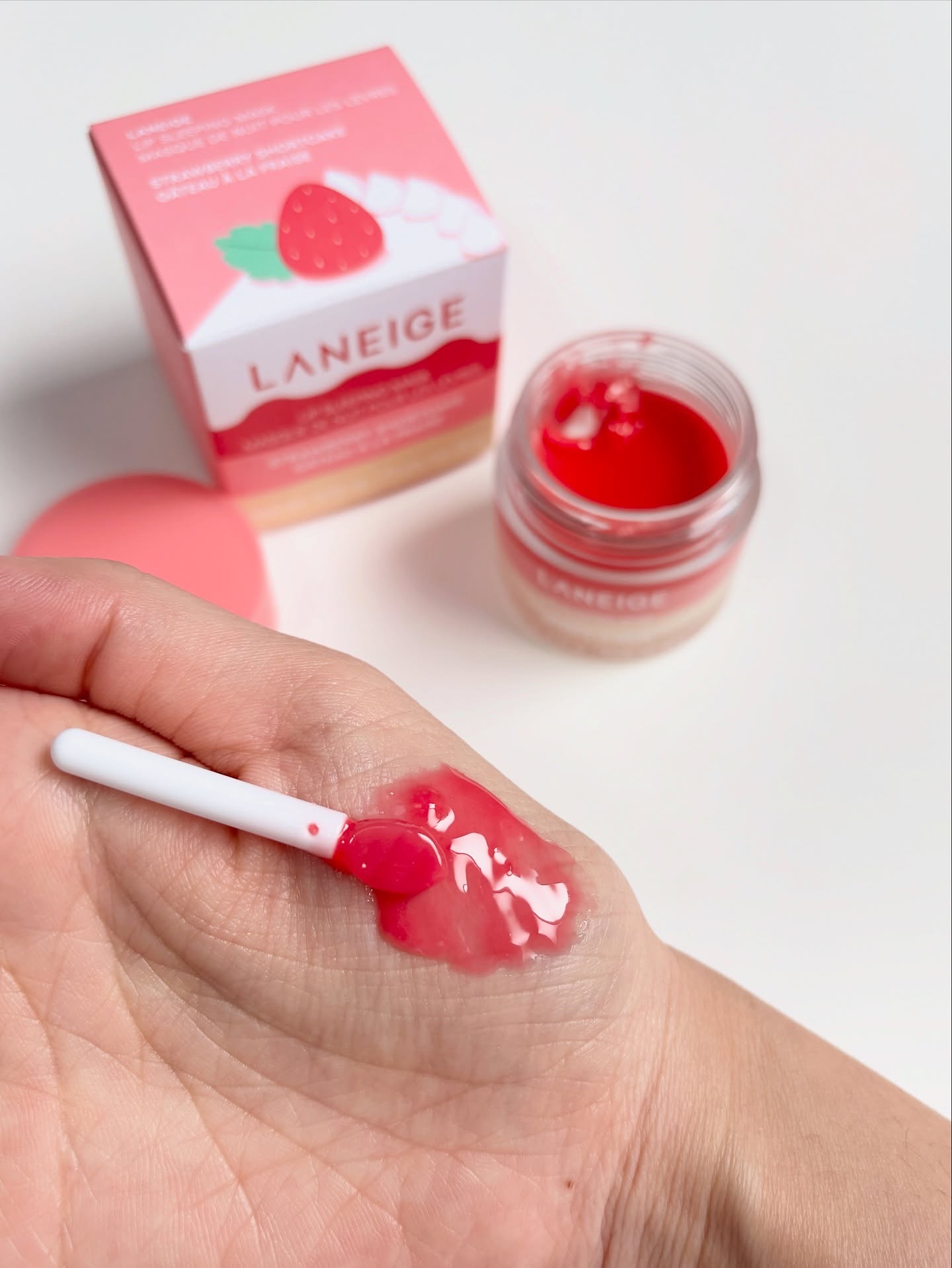 リップスリーピングマスク/LANEIGE/リップバームを使ったクチコミ（3枚目）