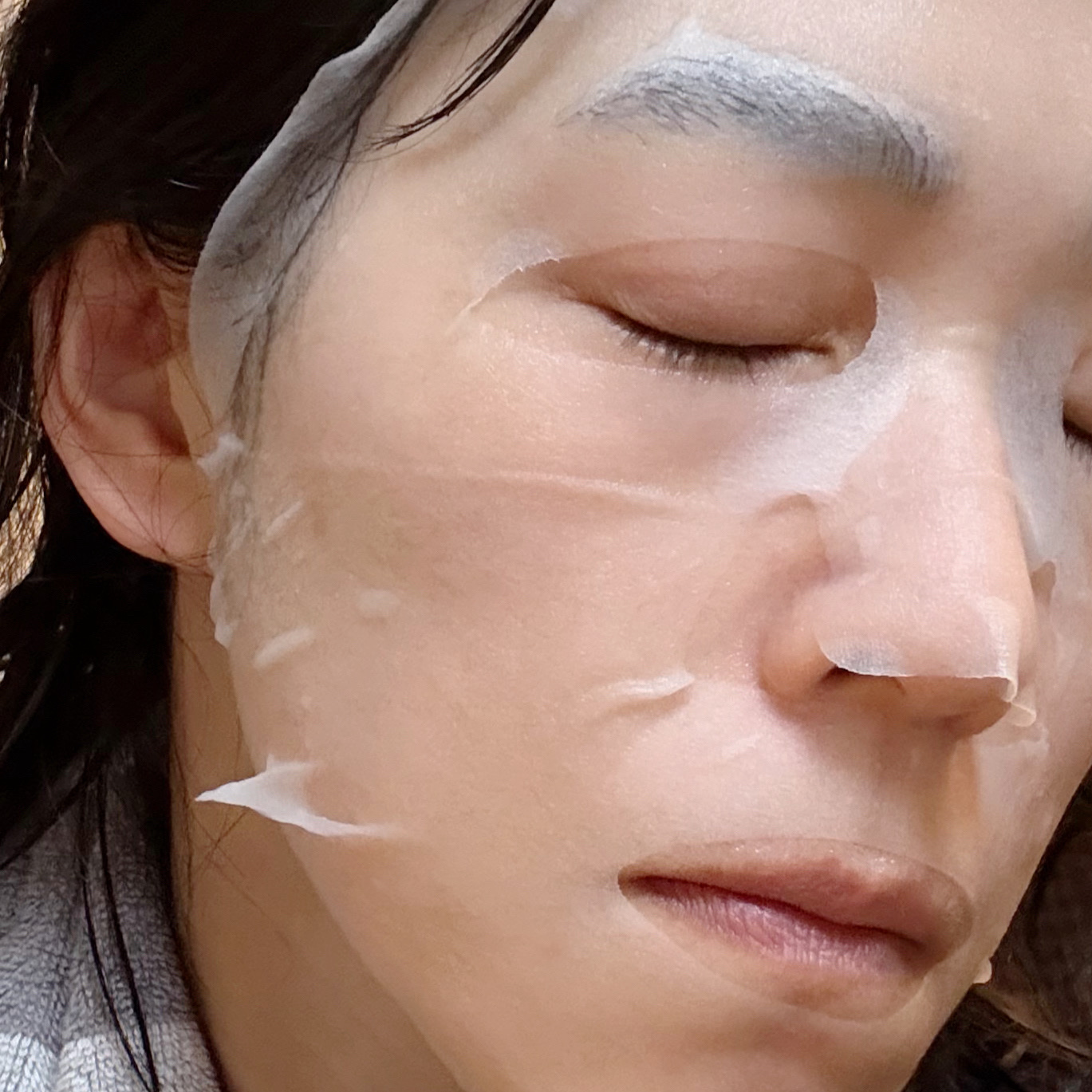 フェイスマスク 【しっかり実感30枚セット】/KISO/シートマスク・パックを使ったクチコミ（2枚目）