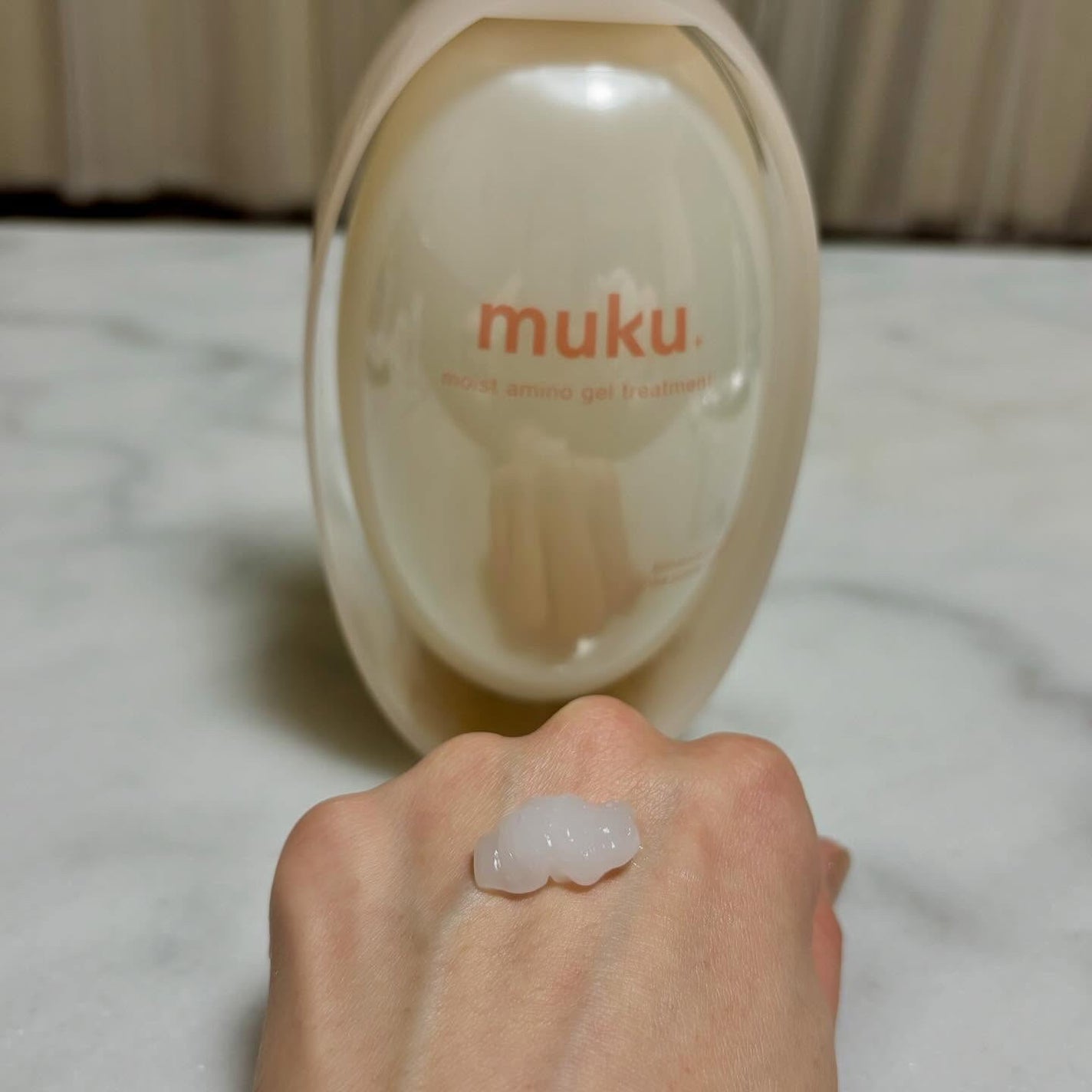 ムク+ モイスト アミノジェル シャンプー/ヘアトリートメント/muku+/市販シャンプーを使ったクチコミ(3枚目)
