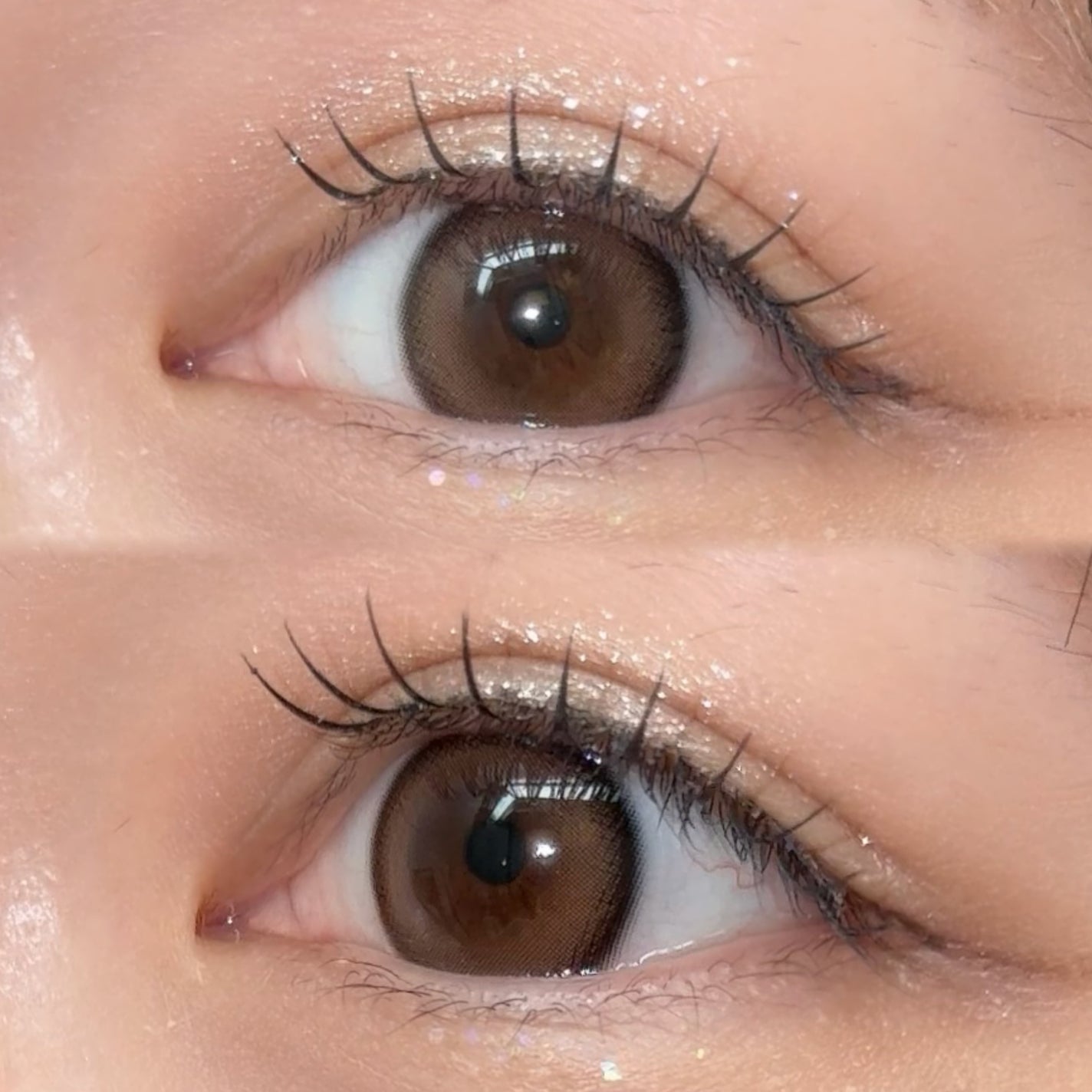 Moodnight 1Month/OLENS/カラーコンタクトレンズを使ったクチコミ(7枚目)