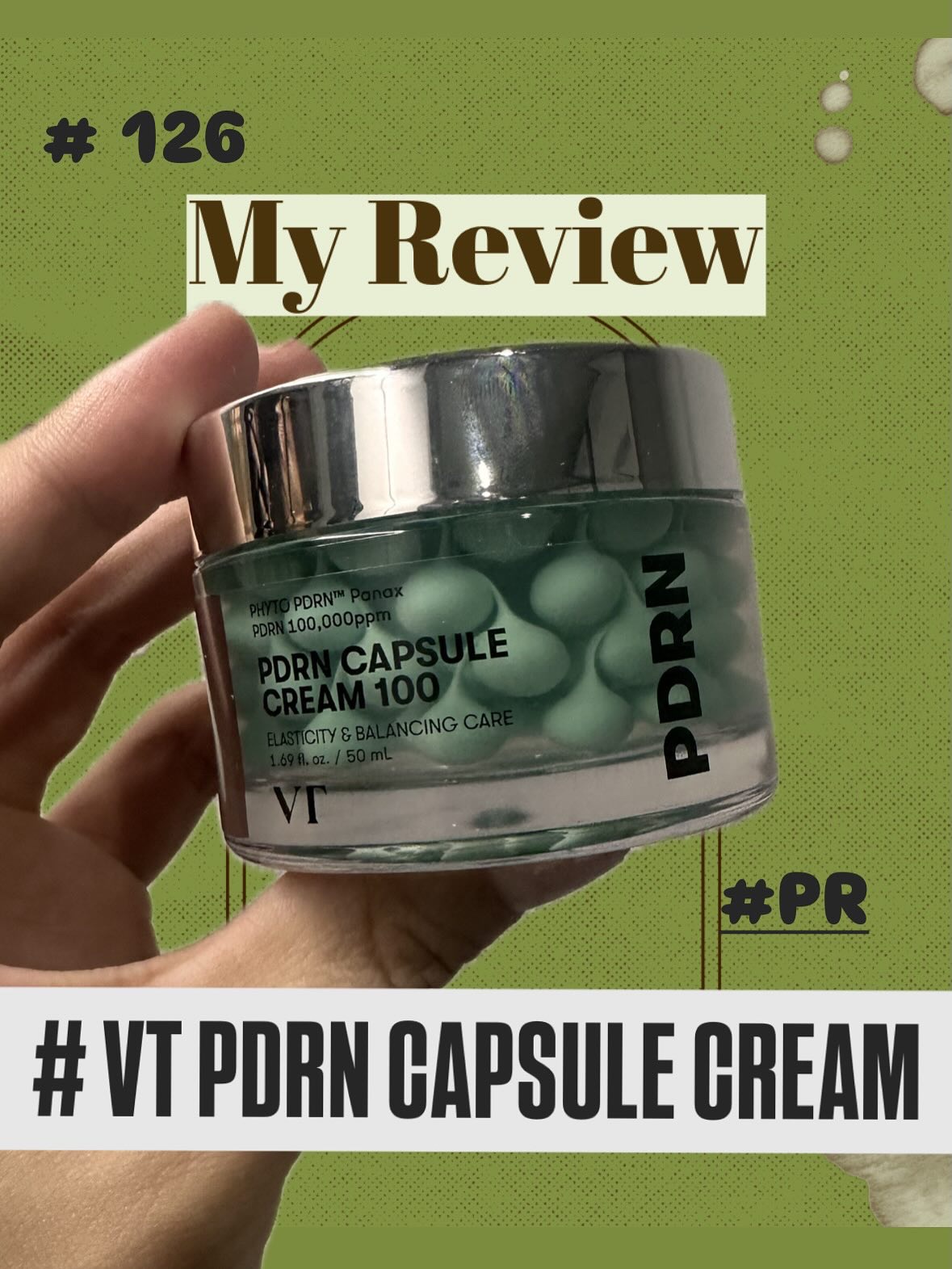 PDRN カプセルクリーム 100/VT/フェイスクリームを使ったクチコミ（1枚目）