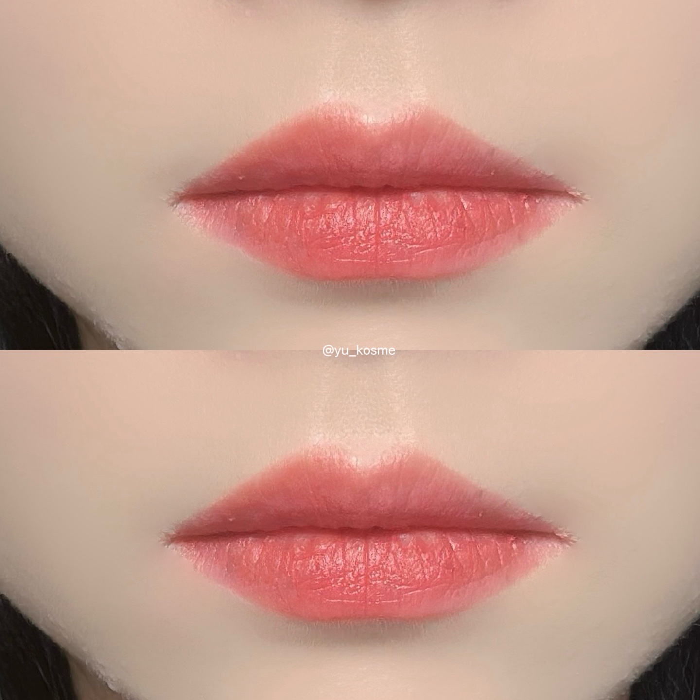 クリームドゥローズティント/dasique/リップティントを使ったクチコミ（3枚目）