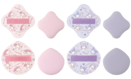 「ファンデーションが染みこみにくいパフ™」にマイメロディとクロミの限定デザインが登場