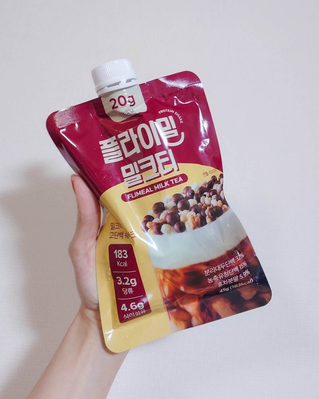 FLIMEAL プロテインシェイク ＃ミルクティー　濃厚でリッチな台湾ミルクティー味/FLIMEAL/その他プロテインを使ったクチコミ（1枚目）