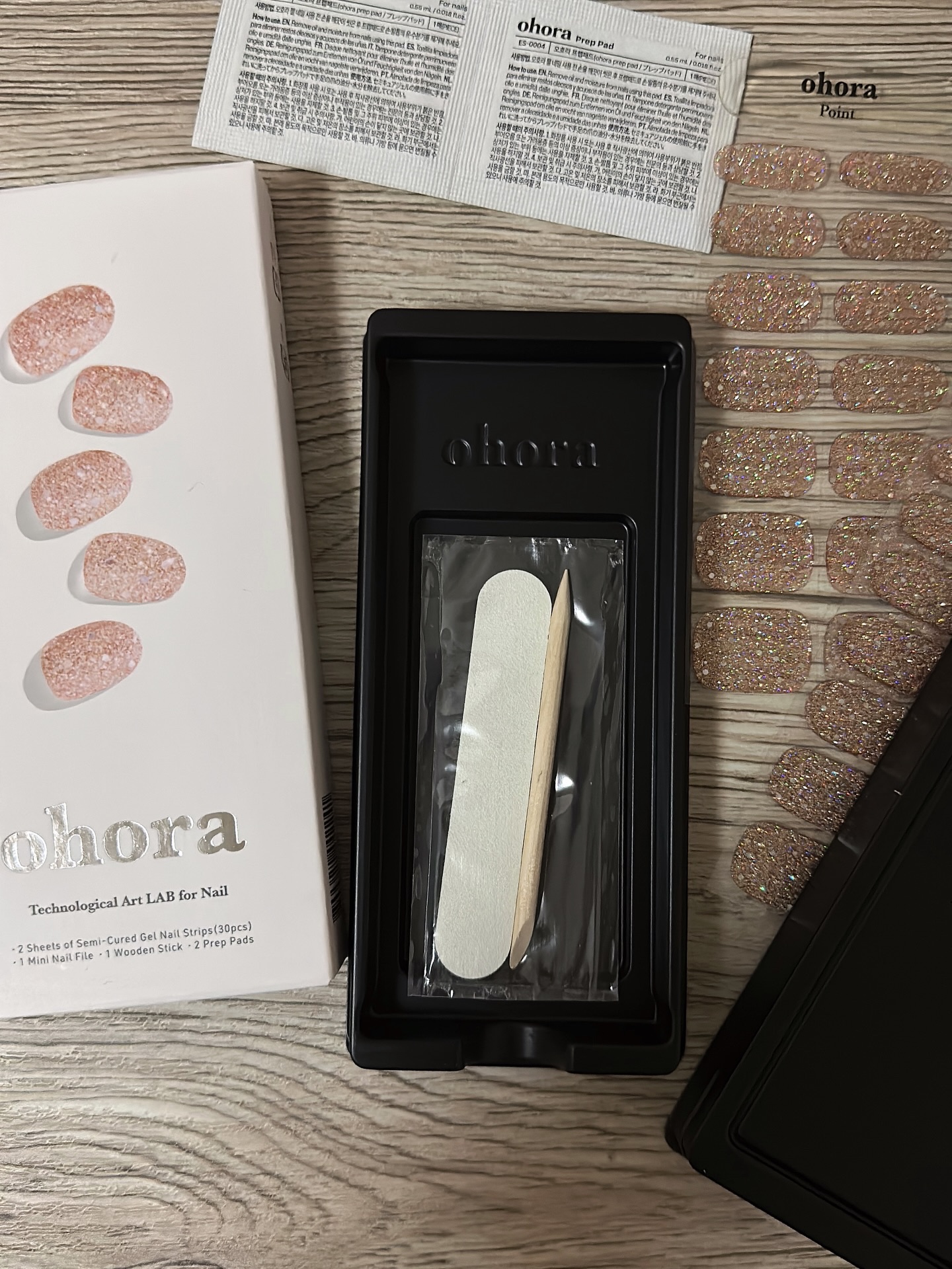 セミキュアジェルネイル（ハンド）/ohora/ネイルシールを使ったクチコミ（2枚目）