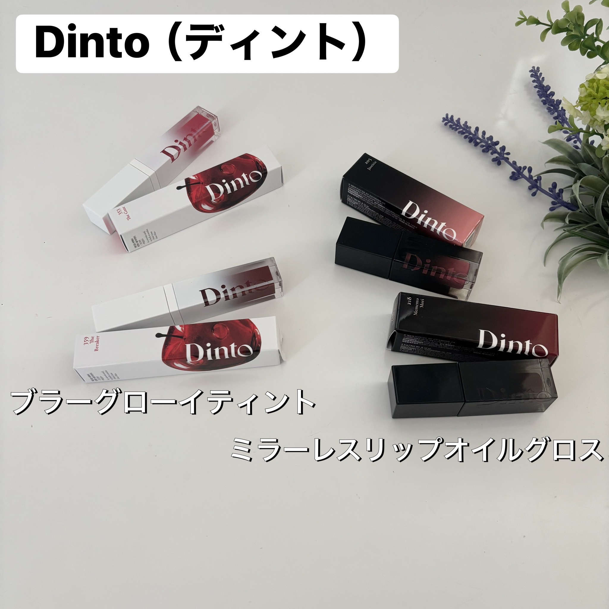 ブラーグロイリップティント/Dinto/リップティントを使ったクチコミ（1枚目）