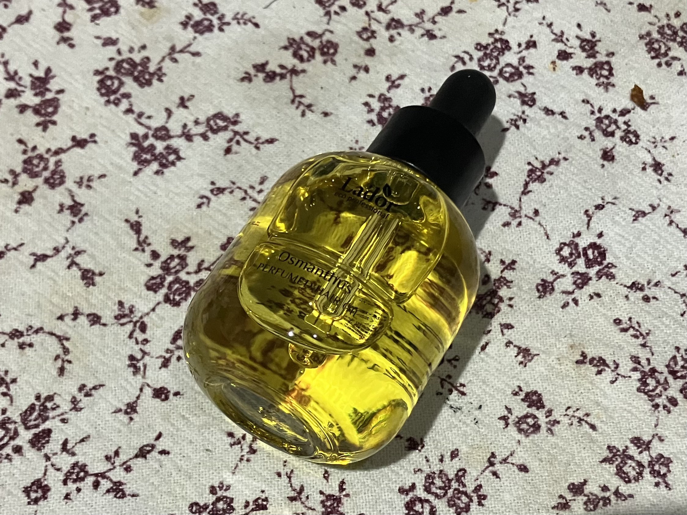 パフュームヘアオイル オスマンサス/La'dor/ヘアオイルを使ったクチコミ（2枚目）