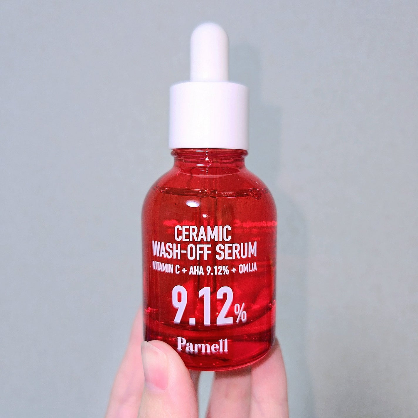 AHA 9.12 オミジャ 陶器肌 ウォッシュオフ セラム/parnell/美容液を使ったクチコミ(2枚目)